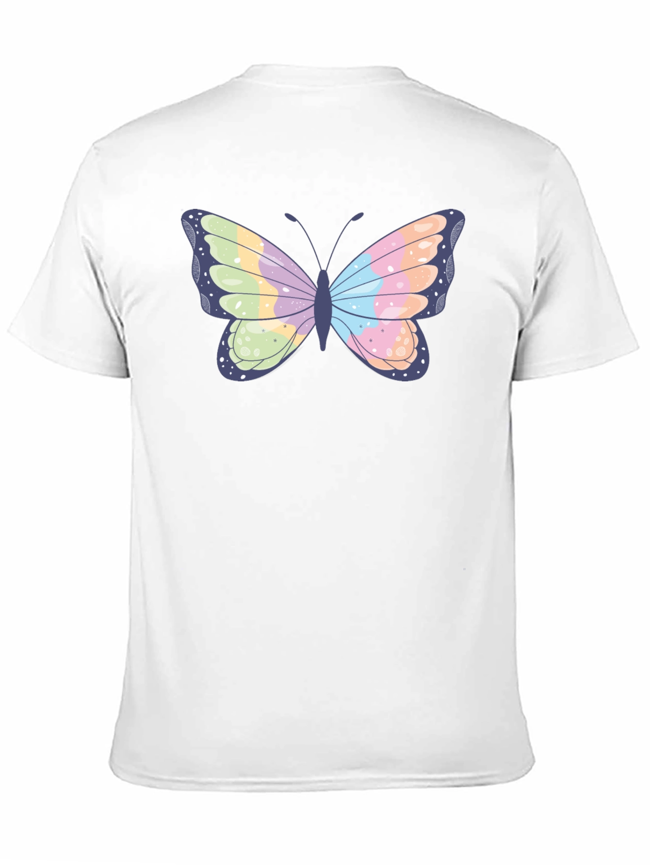 Black Butterfly Graphic Black T-Shirt view 11