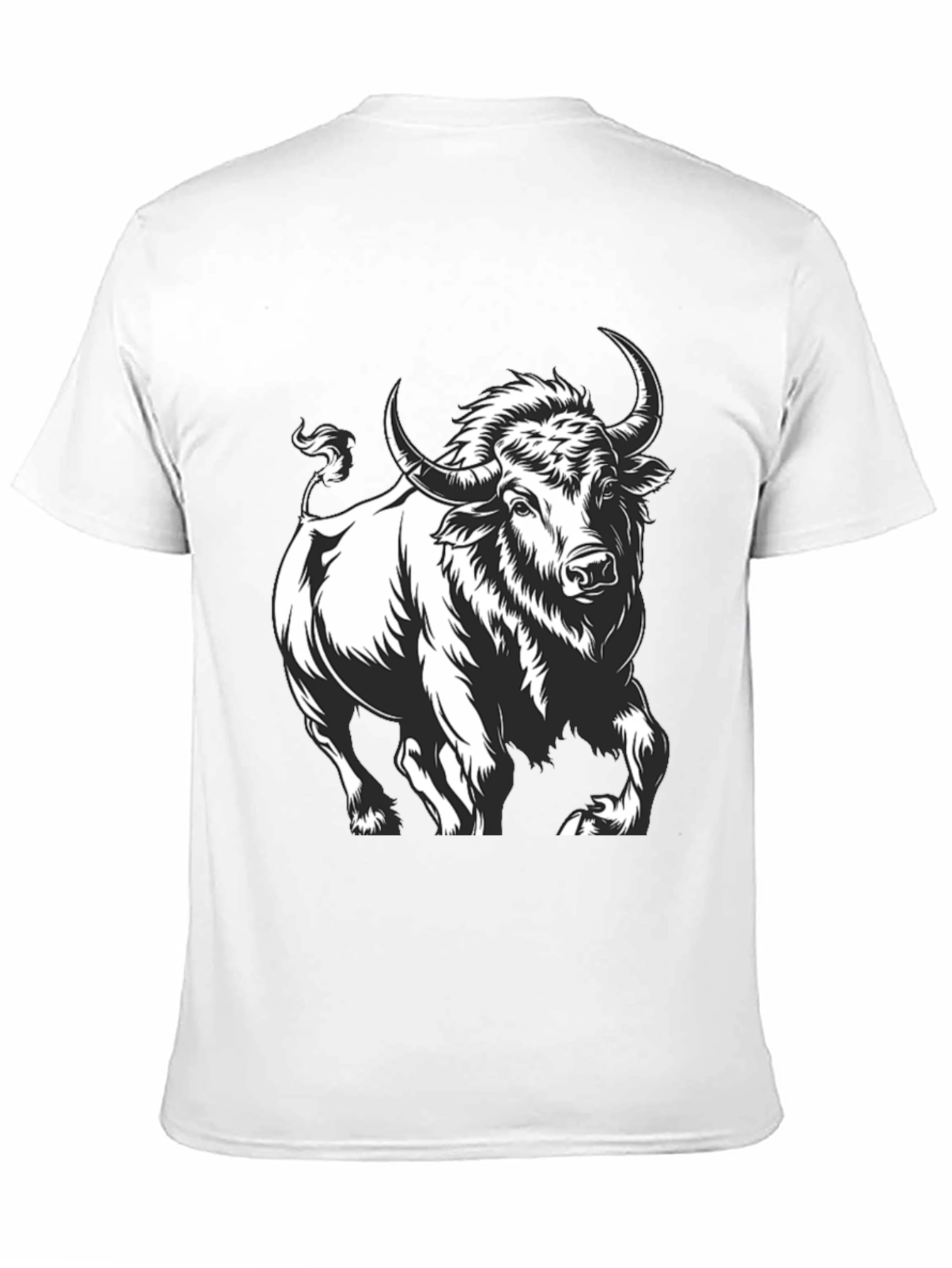 Black Black Bull Graphic Tee - Bold & Stylish view 11