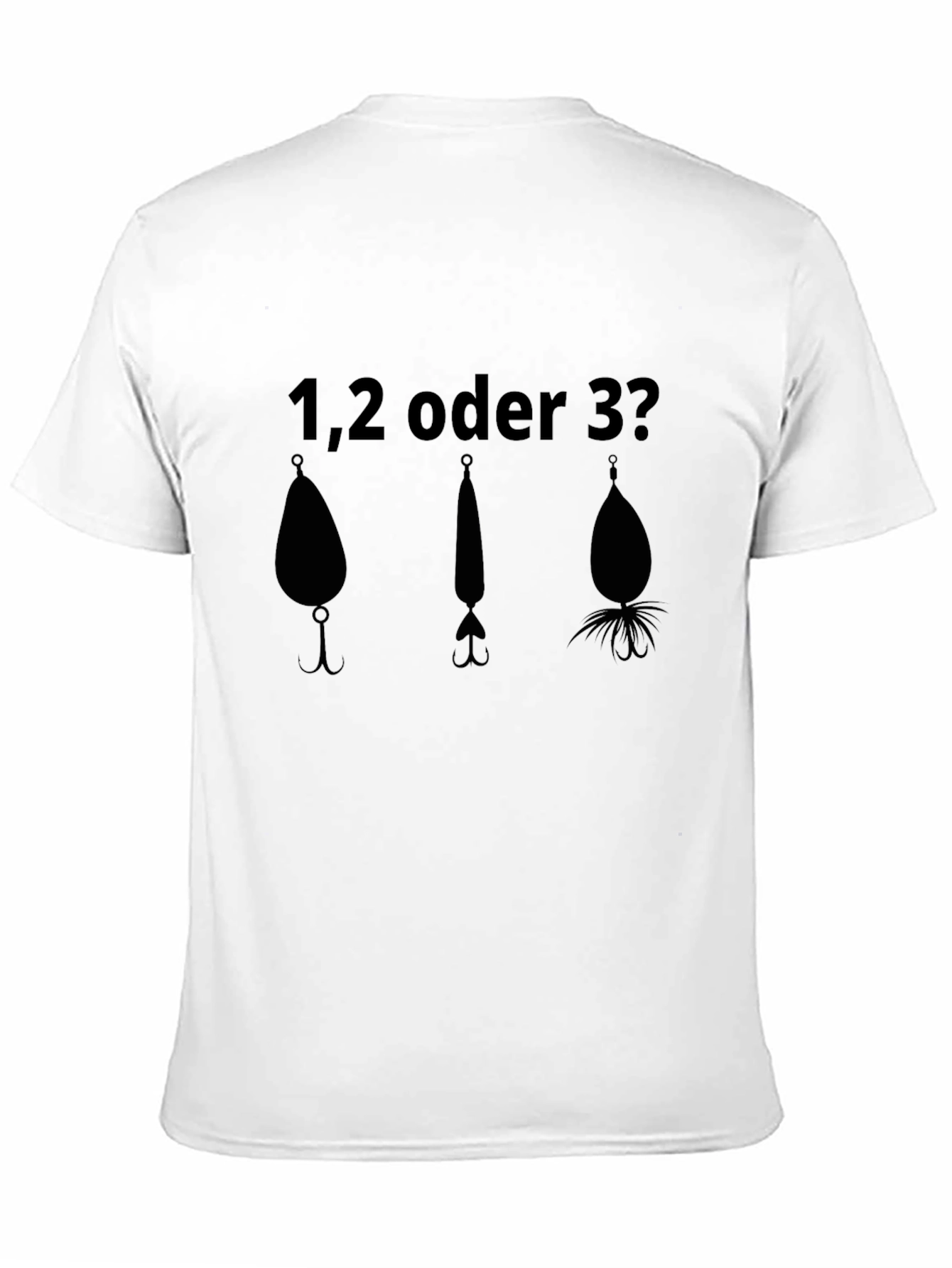 Black Fishing Lure T-Shirt - 1, 2, or 3? view 11