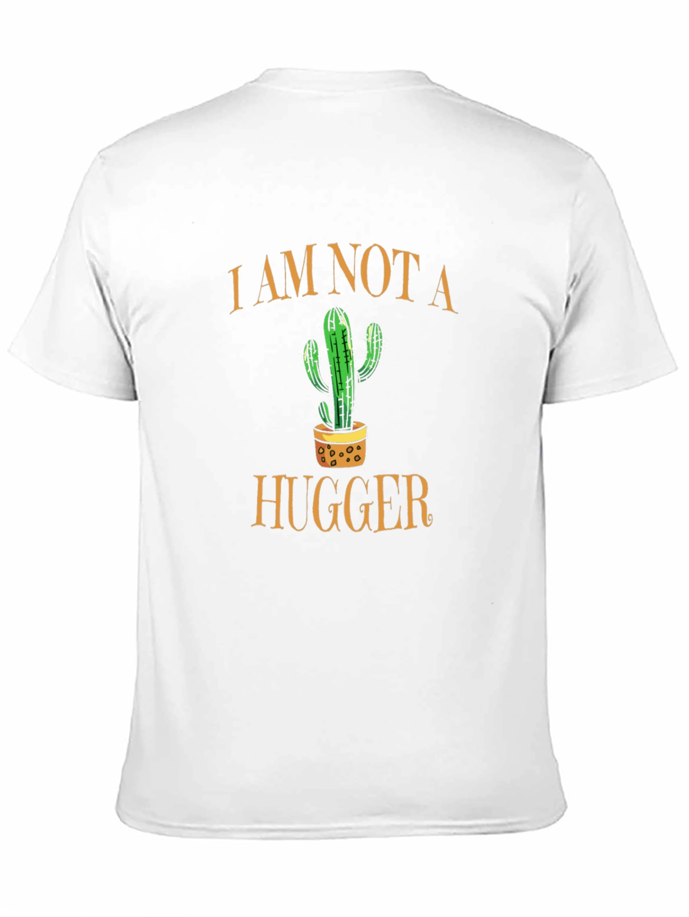 Black I Am Not a Hugger Cactus Graphic Tee view 11