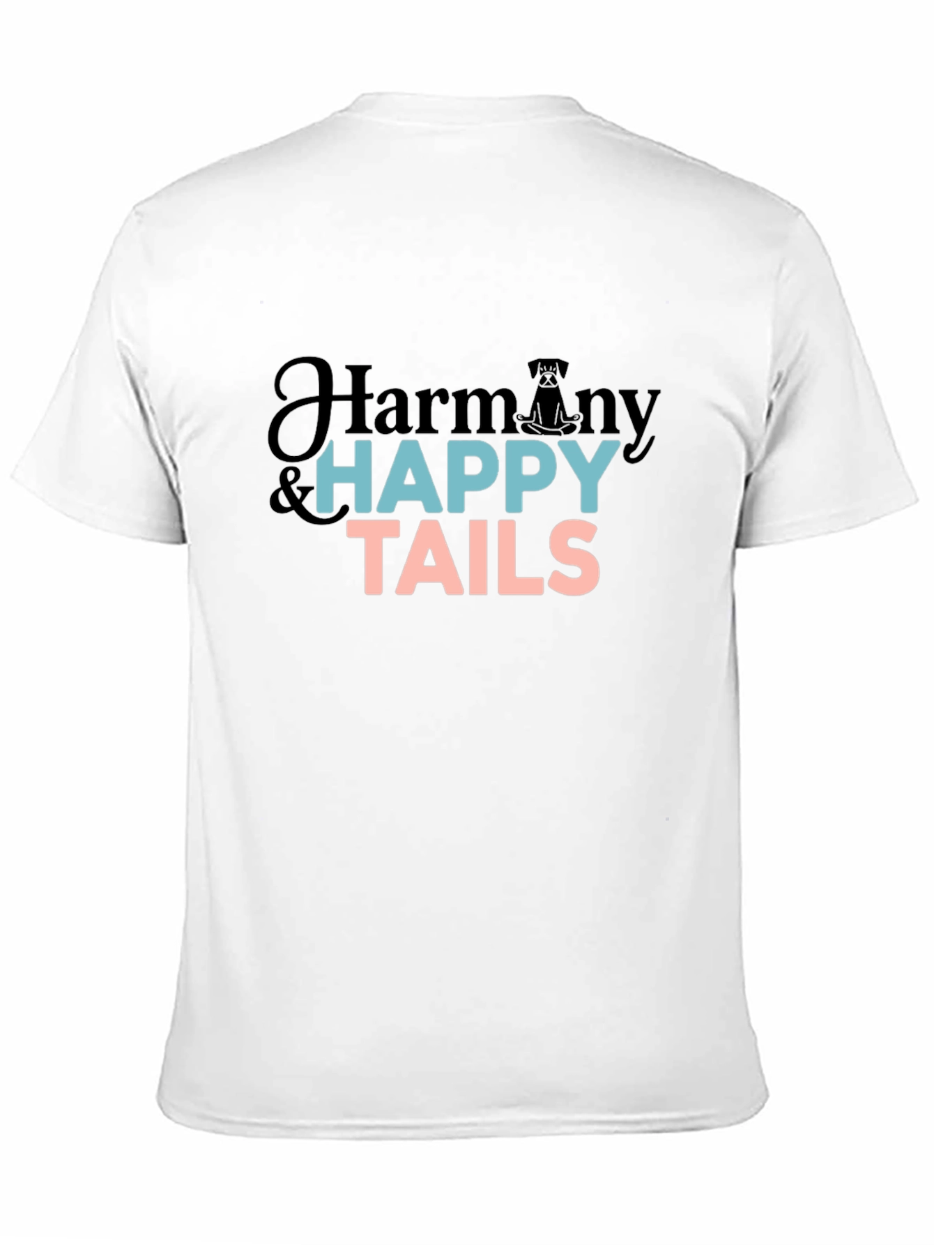 Black Harmony & Happy Tails Black T-Shirt view 11