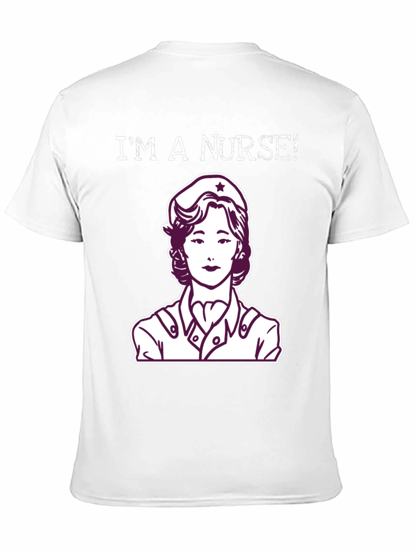 Black I'm a Nurse! Graphic Tee view 11
