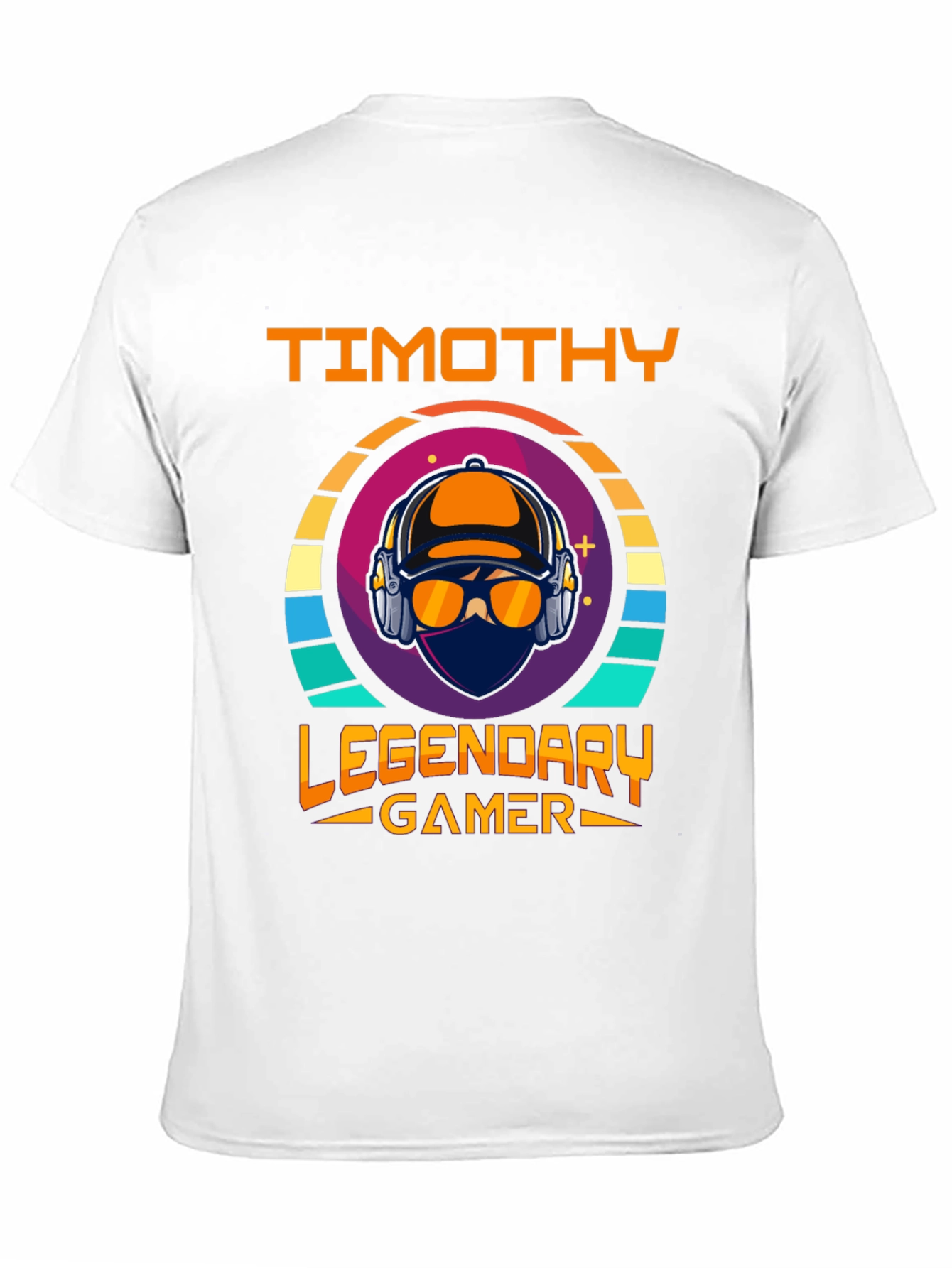 Black Timothy Legendary Gamer T-Shirt view 11