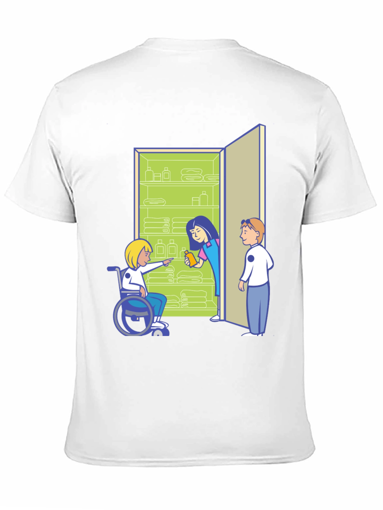 Black Inclusive Cartoon Graphic T-Shirt view 11