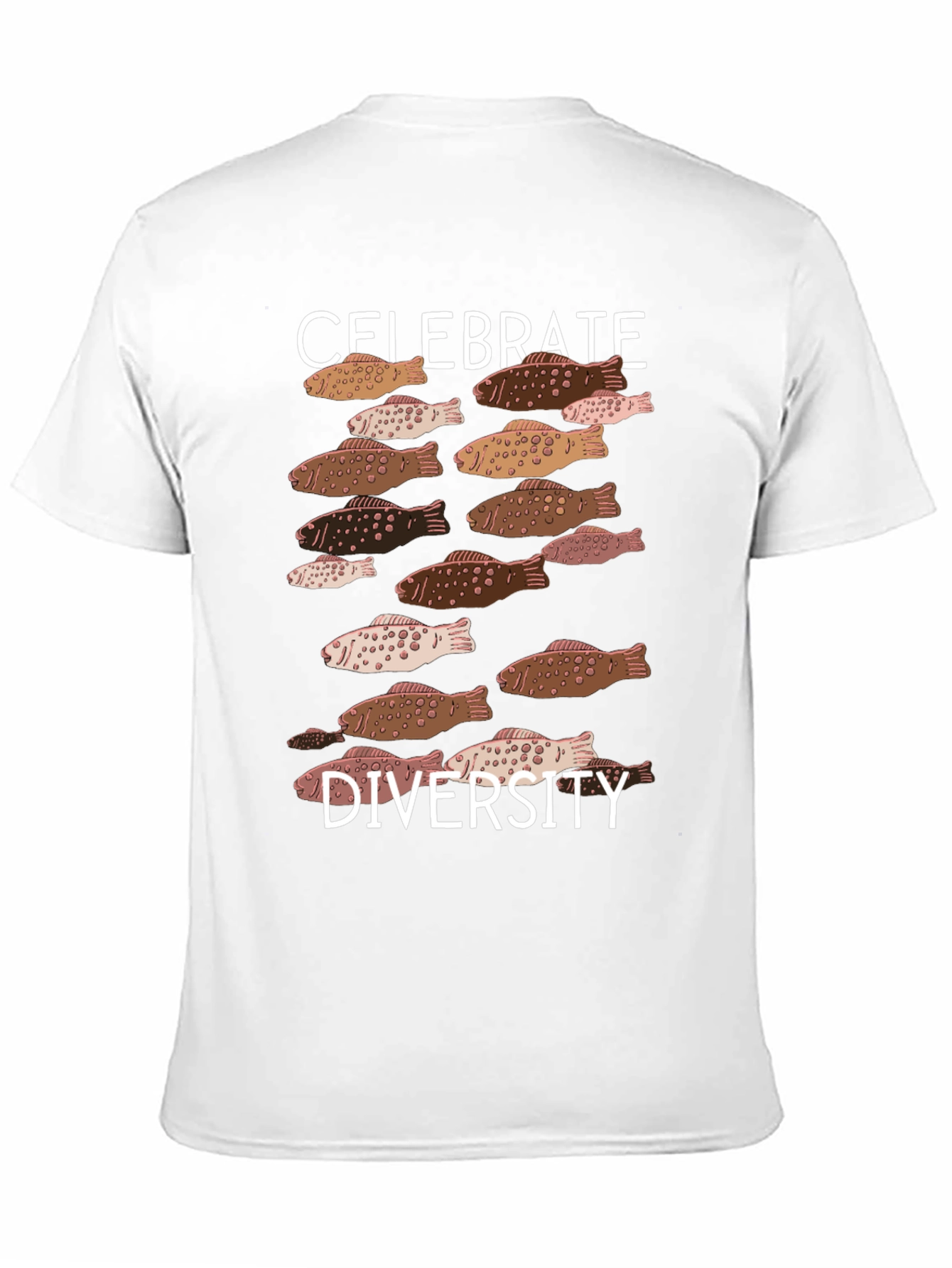 Black Celebrate Diversity Graphic Tee view 11