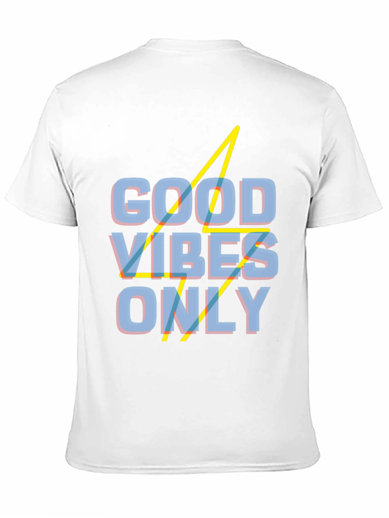 Black Good Vibes Only Graphic Tee view 11