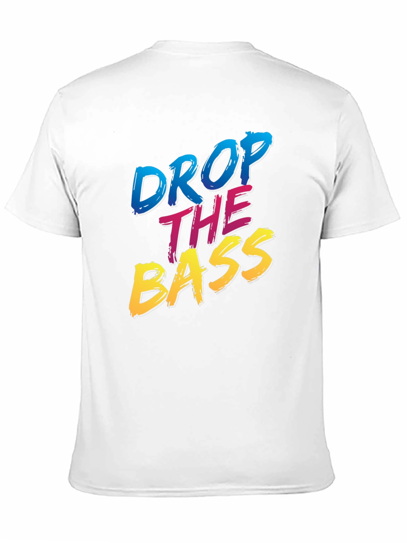Black Drop The Bass T-Shirt - Black Cotton Blend view 11