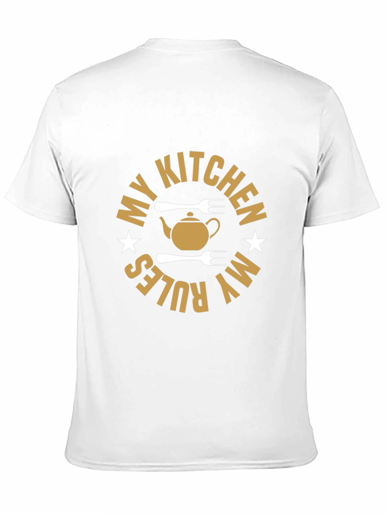 Black My Kitchen My Rules Funny Cook T-Shirt view 11