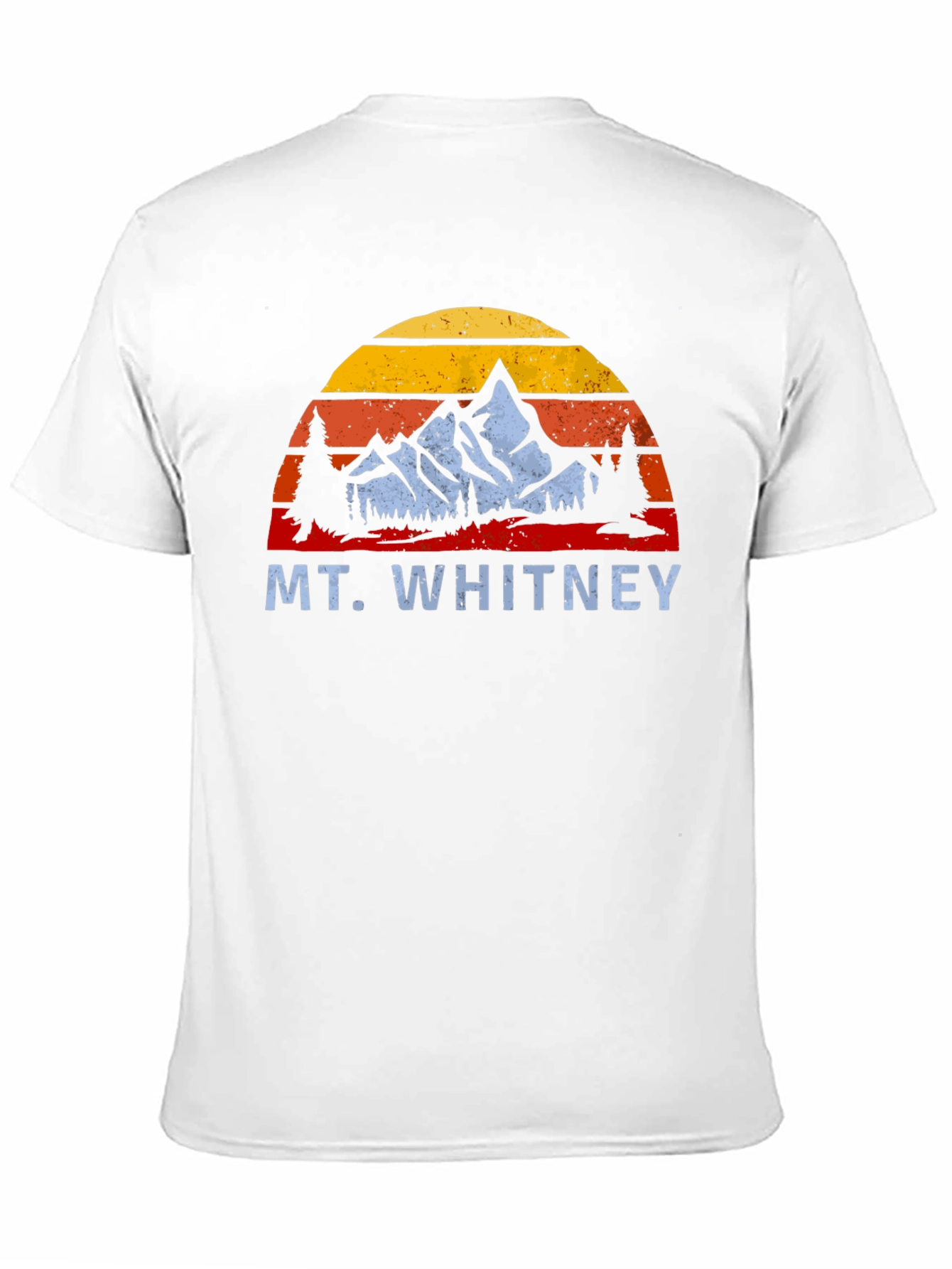 Black Mt. Whitney Retro Sunset T-Shirt view 11