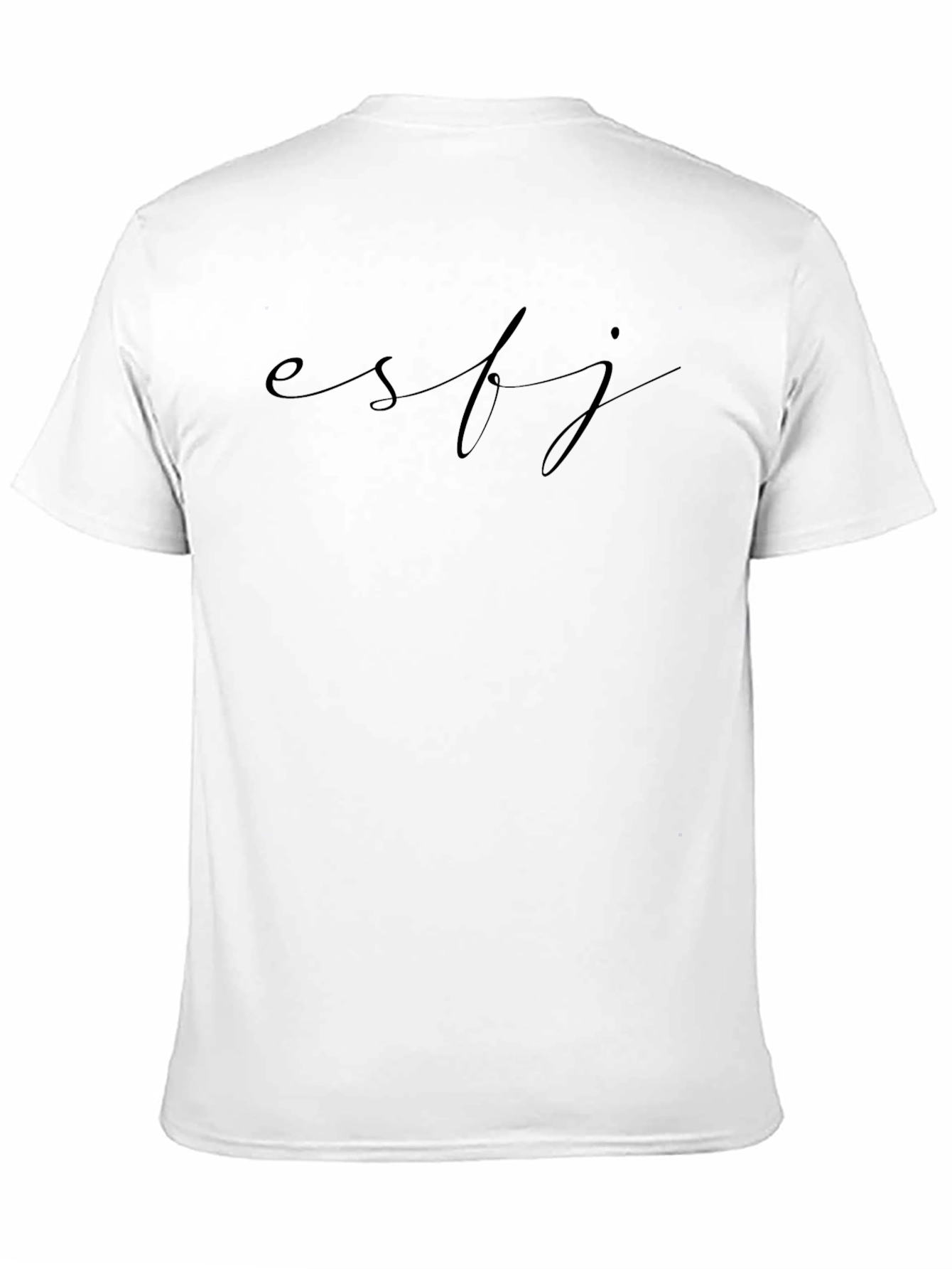 Black ESFJ Personality Black T-Shirt view 11