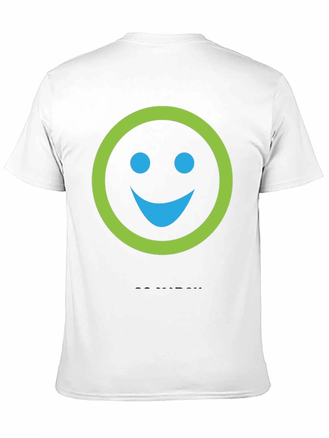 Black Smiley Face Graphic Print Crew Neck T-Shirt view 11