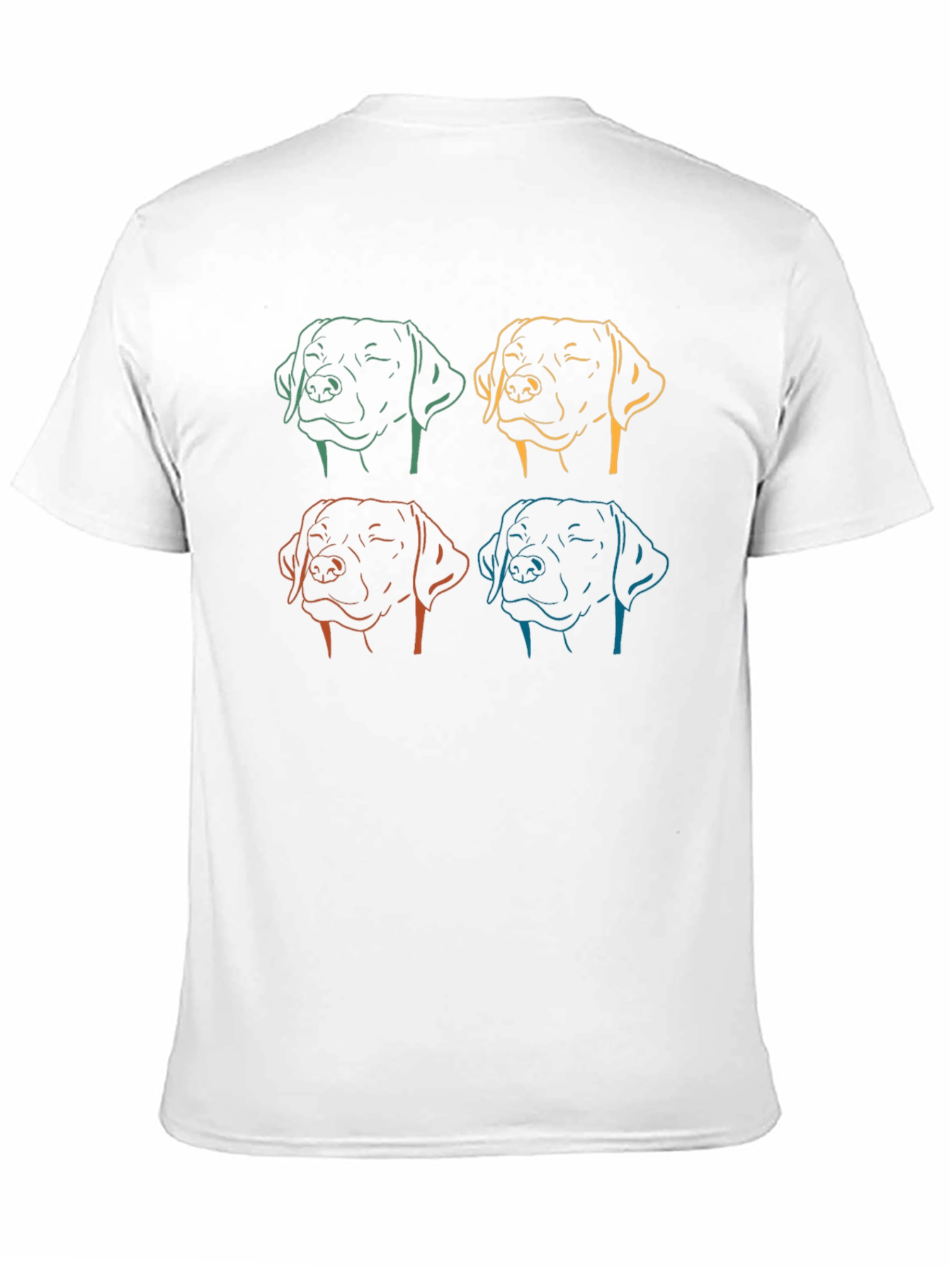 Black Dog Line Art Graphic Tee - Unisex view 11