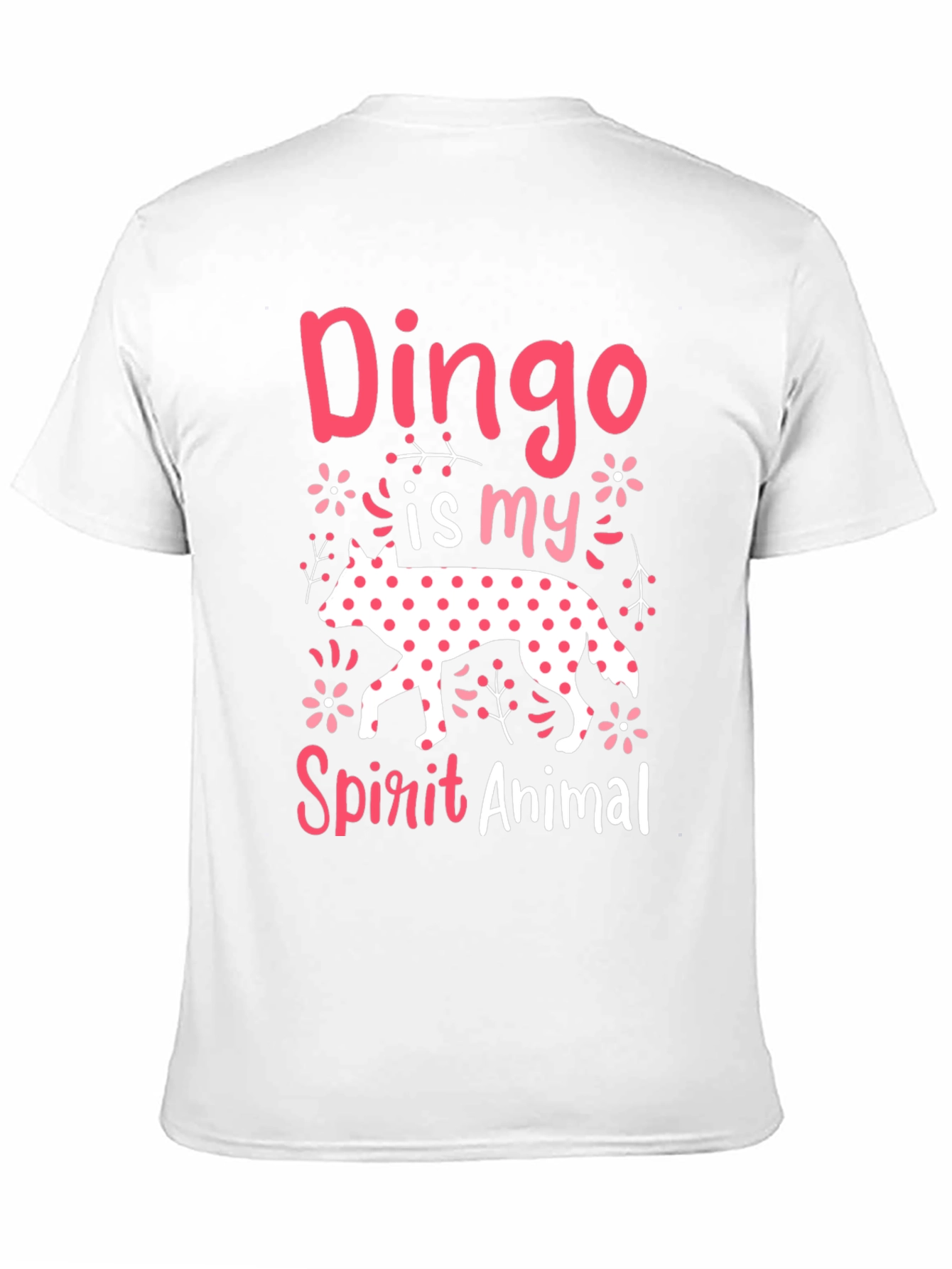 Black Dingo Spirit Animal Graphic Tee - Novelty Design view 11