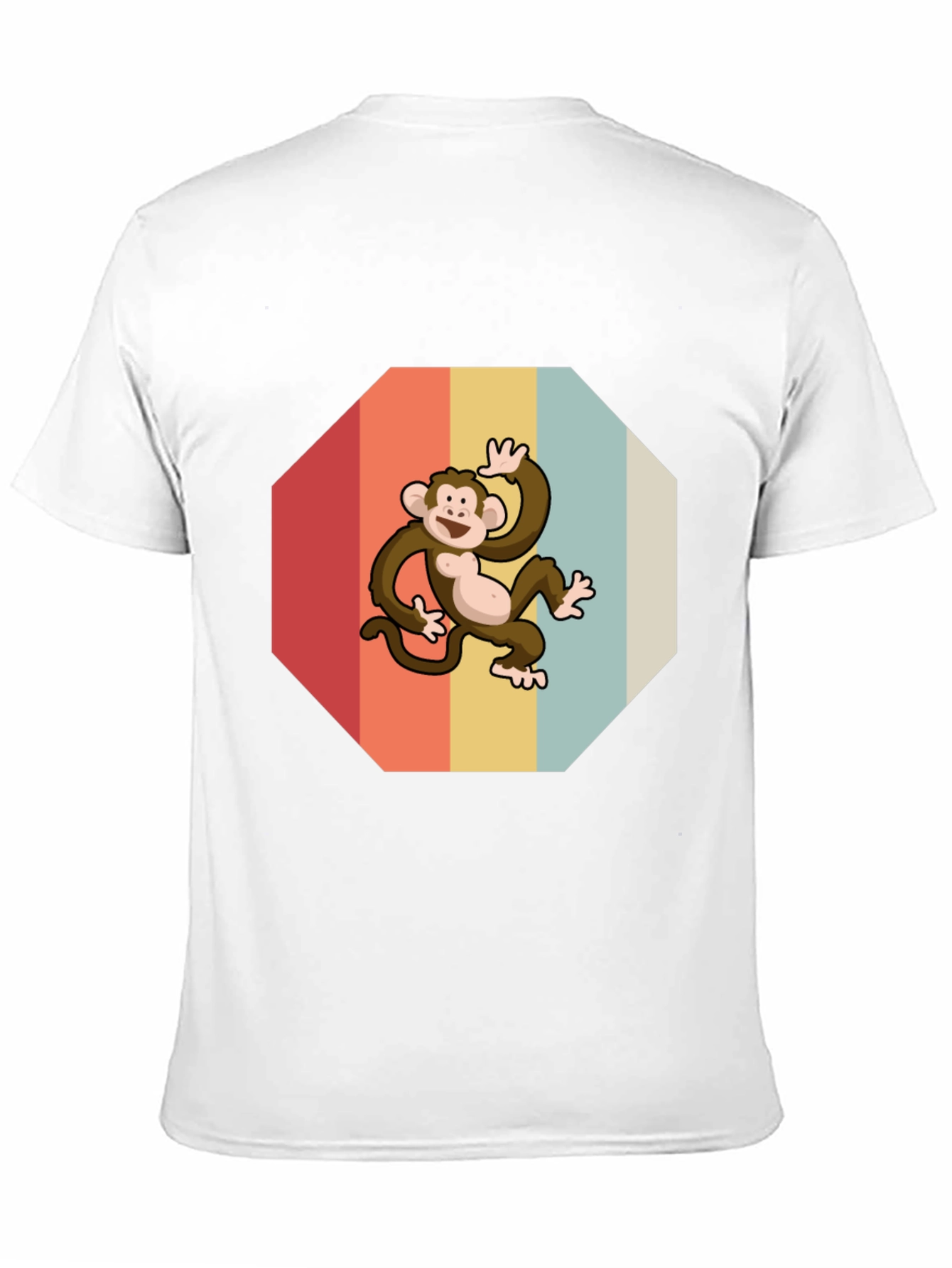 Black Retro Monkey Graphic Tee - Fun & Stylish view 11