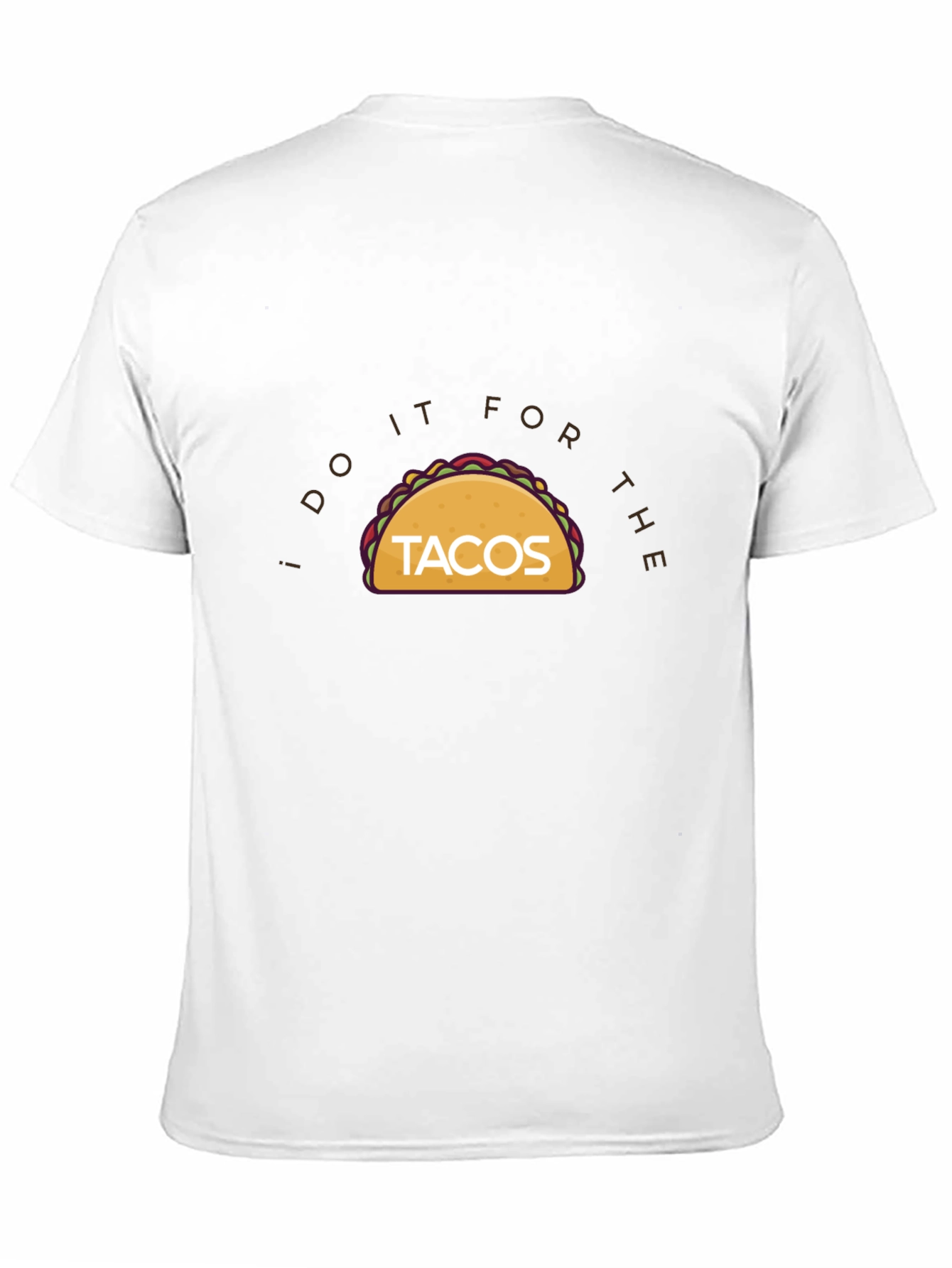Black Taco Lover's T-Shirt - I Do It For The Tacos! view 11