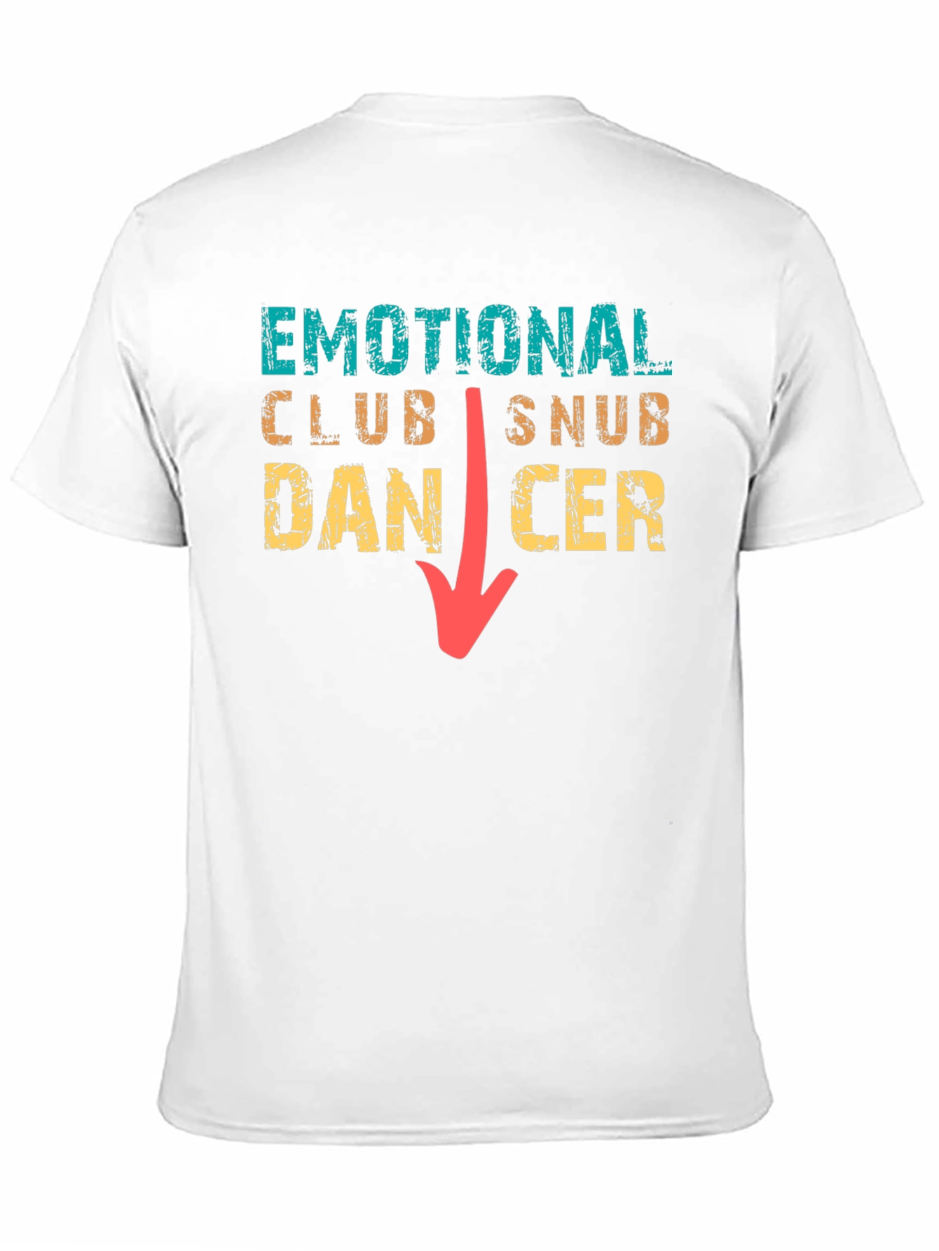 Black Emotional Club Snub Dancer T-Shirt Funny Tee view 11