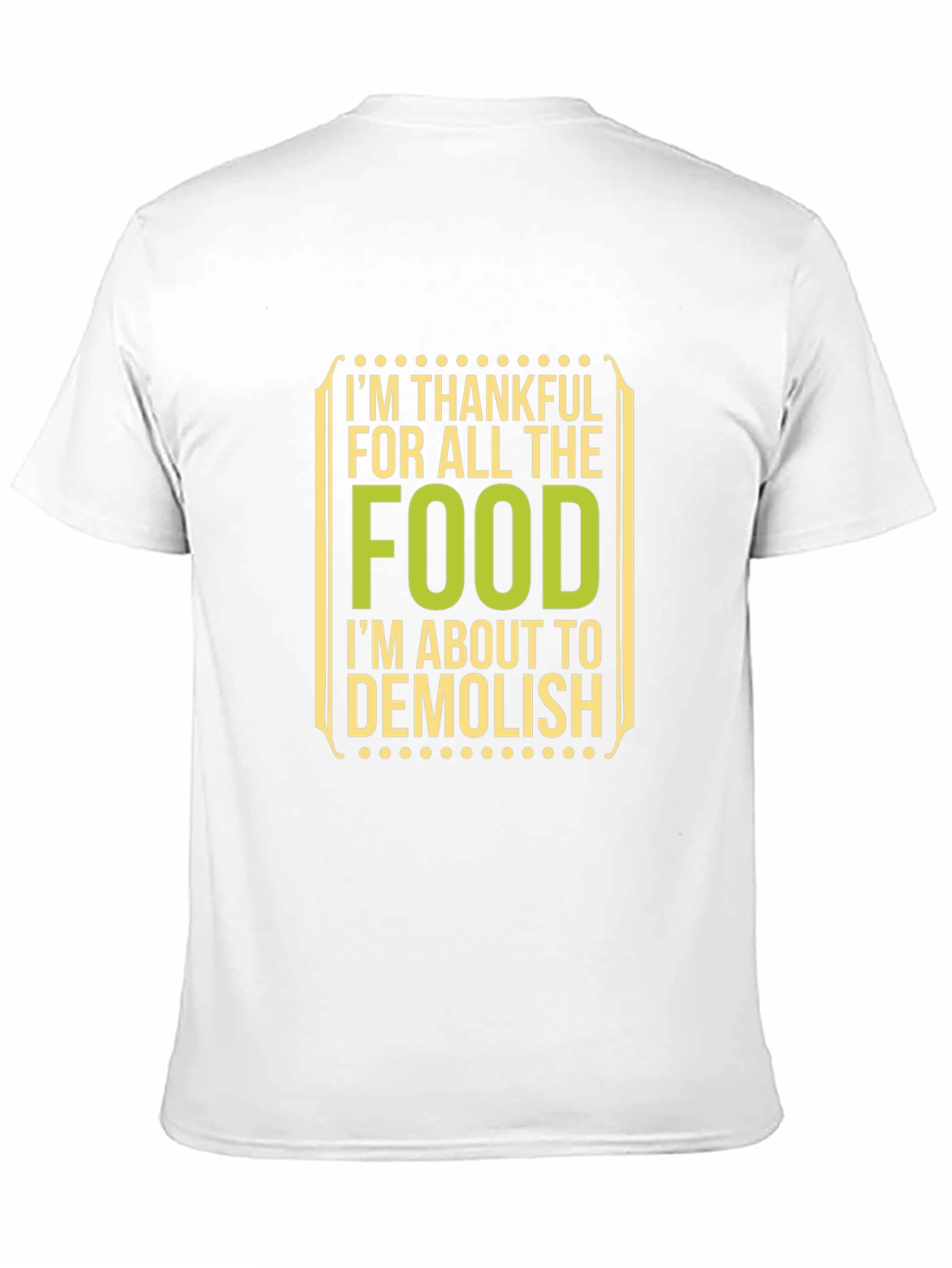 Black Thankful for Food Black T-Shirt view 11