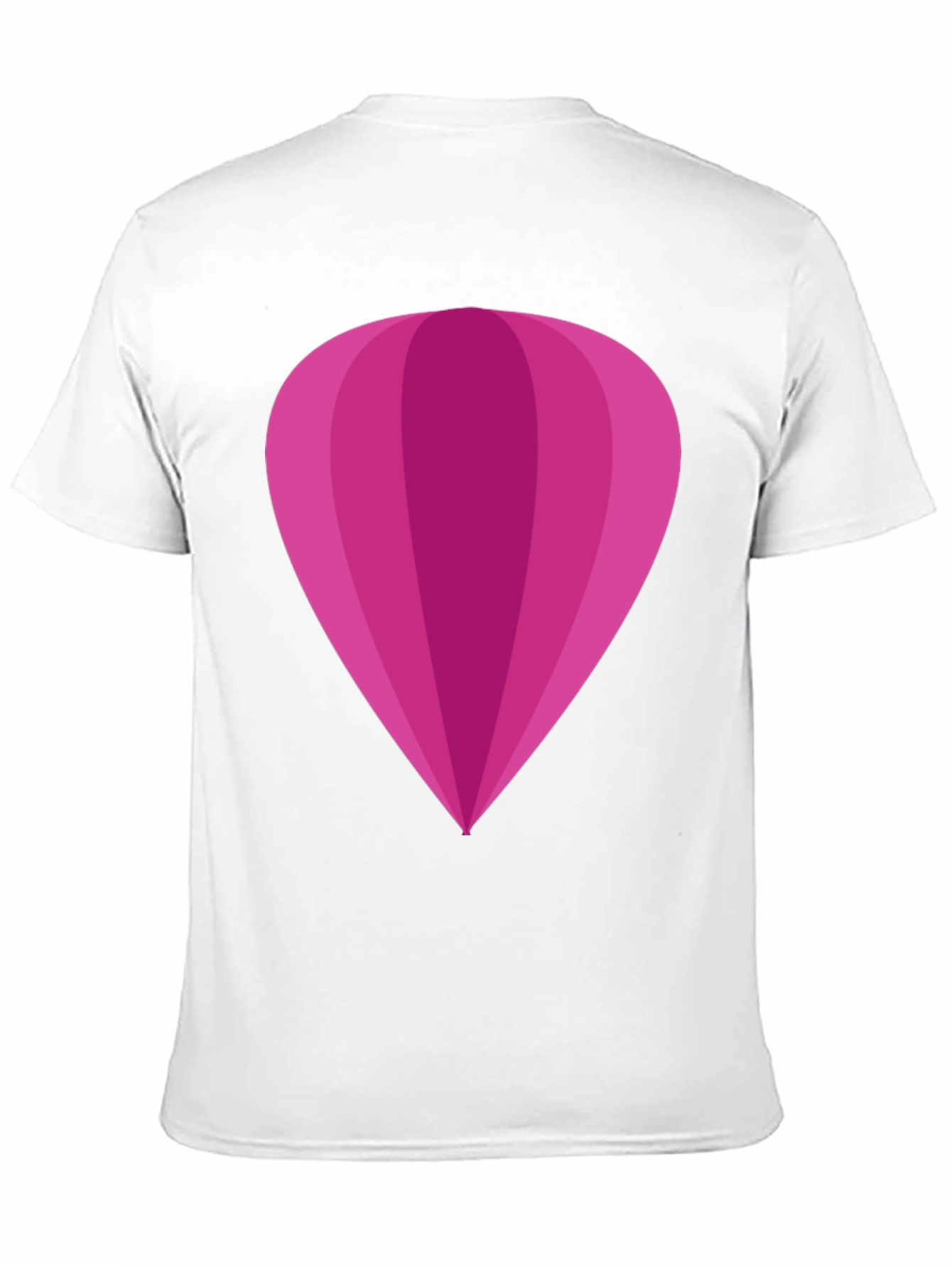 Black Magenta Hot Air Balloon Graphic Tee - Stylish Unisex T-Shirt view 11