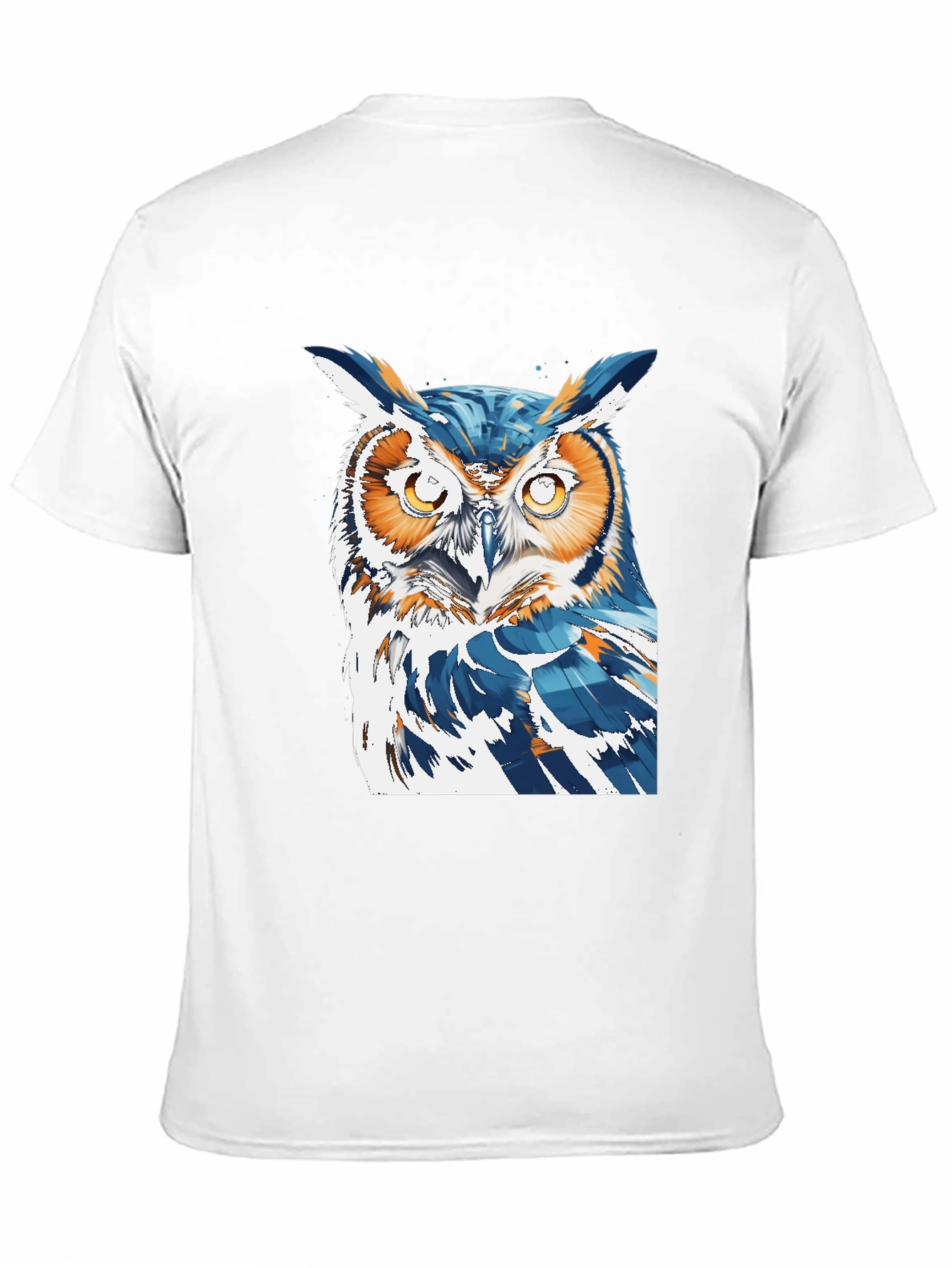 Black Cool Owl Graphic Tee - Black T-Shirt view 11