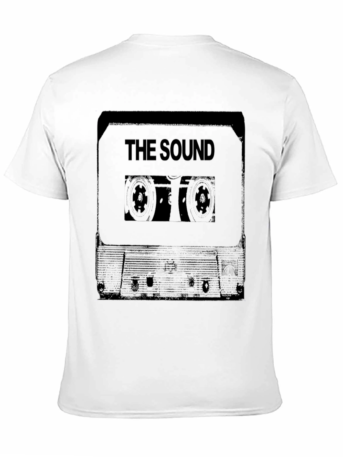 Black The Sound Cassette Tape Graphic T-Shirt view 11