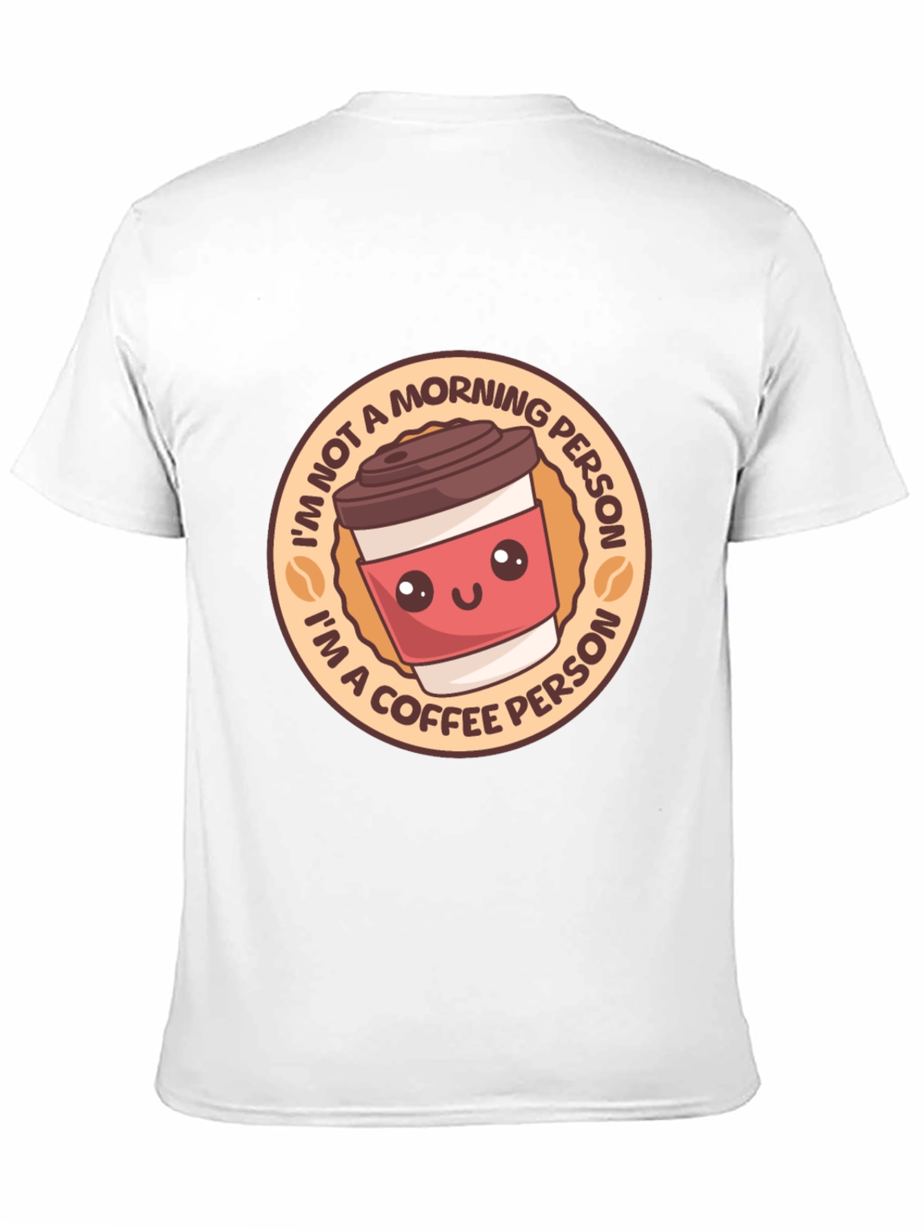 Black Coffee Person T-Shirt - Funny Morning Tee view 11
