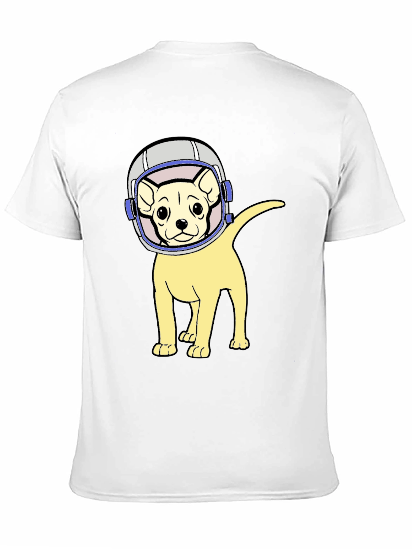 Black Astronaut Dog T-Shirt - Space Pup Tee view 11