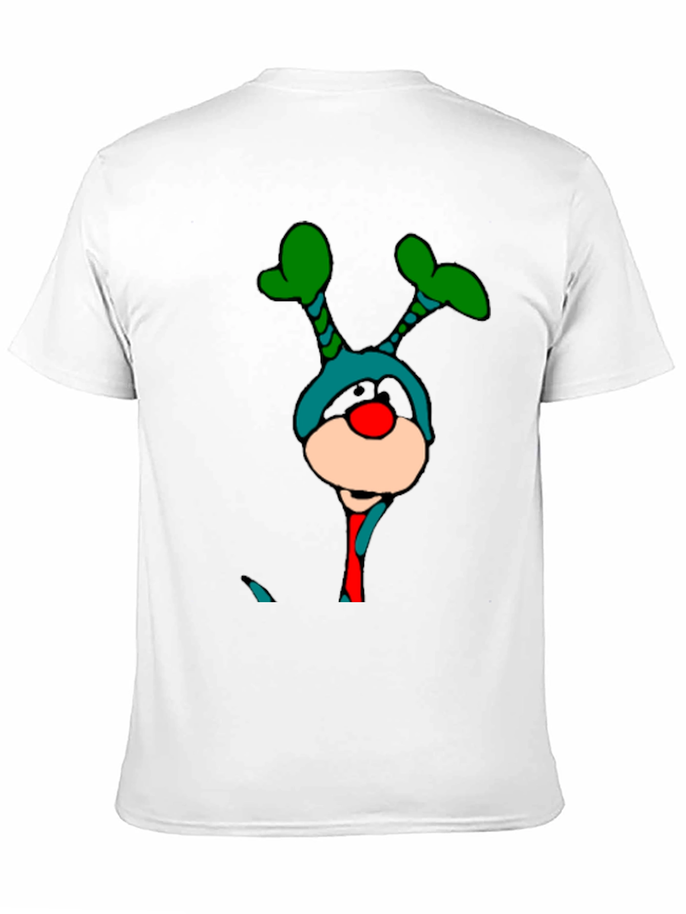 Black Novelty Holiday Cartoon Character Black T-Shirt view 11