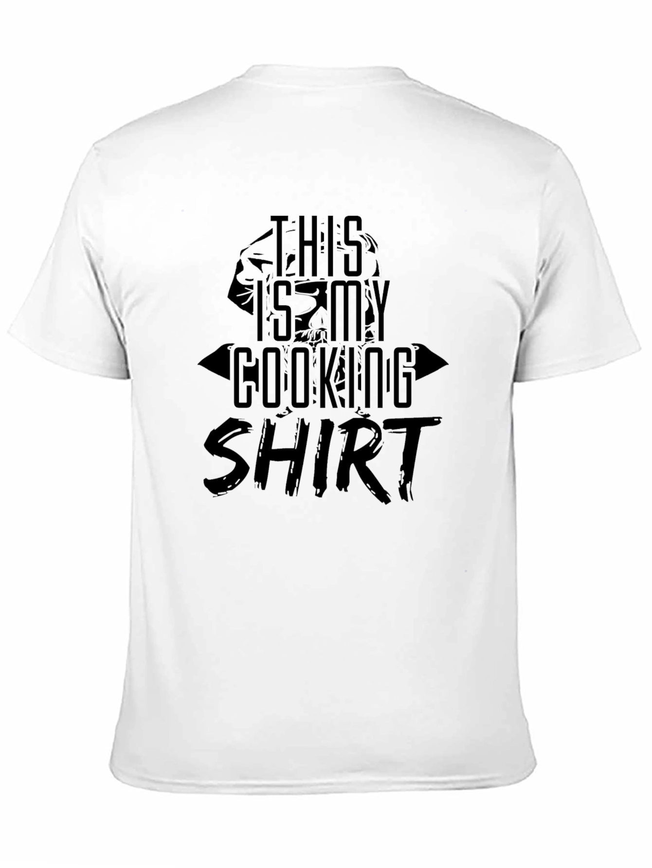 Black This is My Cooking Shirt - Novelty Chef T-Shirt view 11