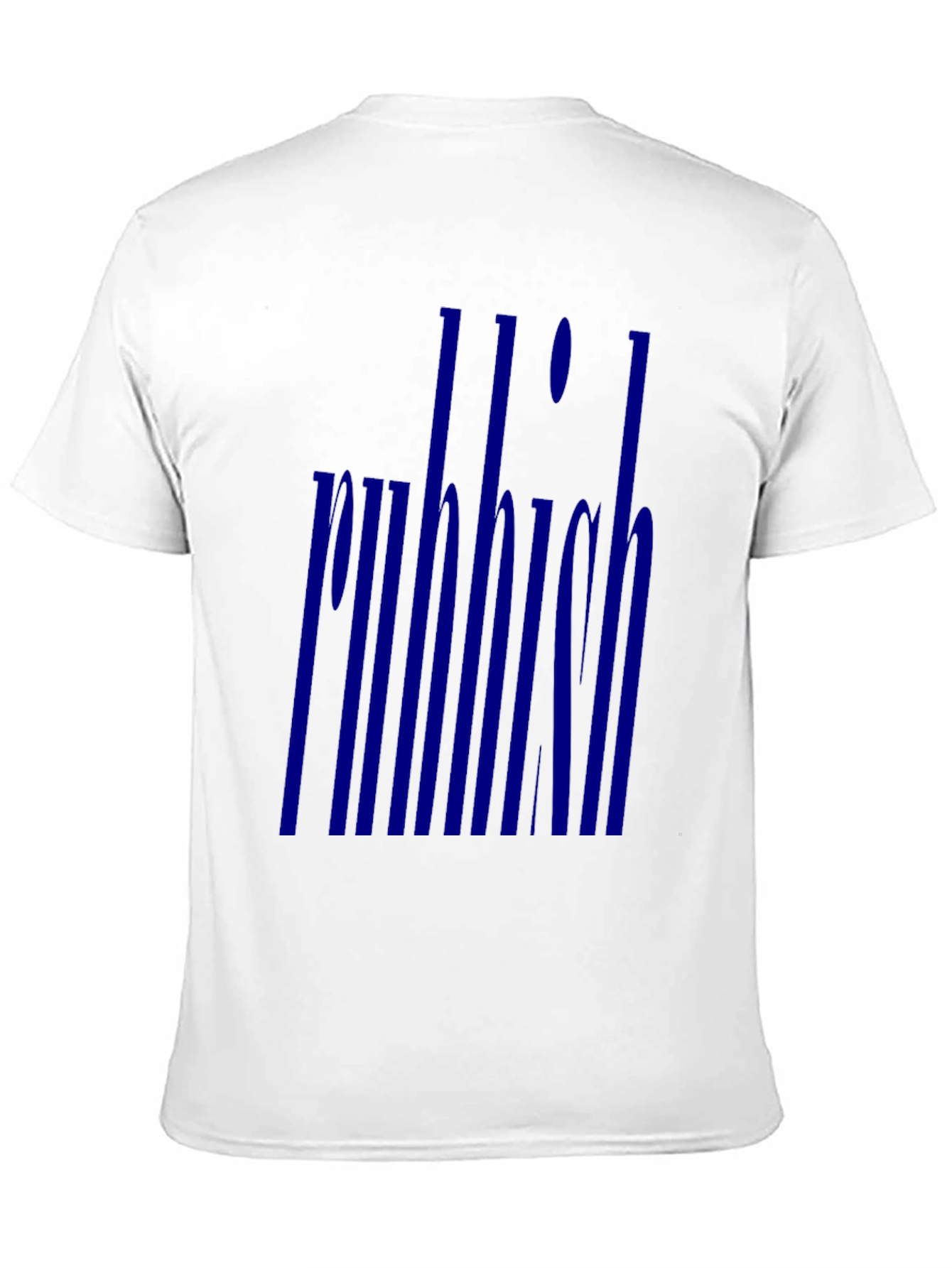 Black Rubbish Graphic Print T-Shirt - Black view 11