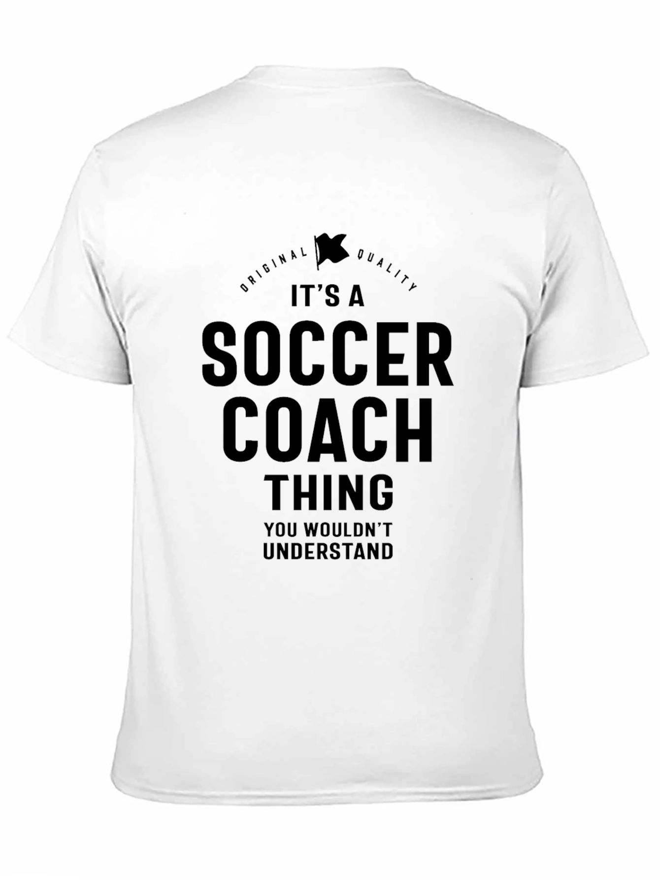 Black It's a Soccer Coach Thing T-Shirt view 11