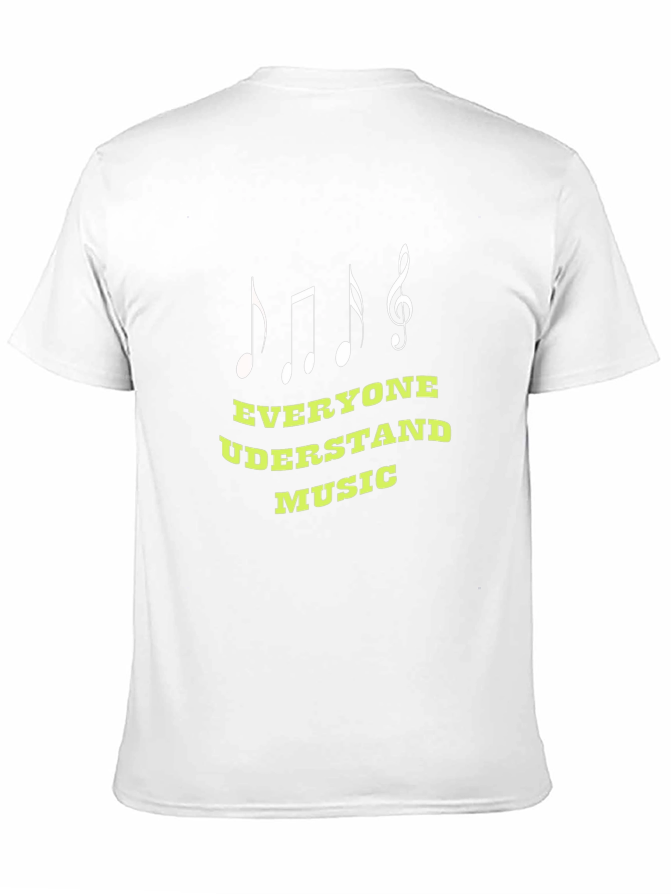 Black Everyone Understand Music Black Graphic Tee view 11