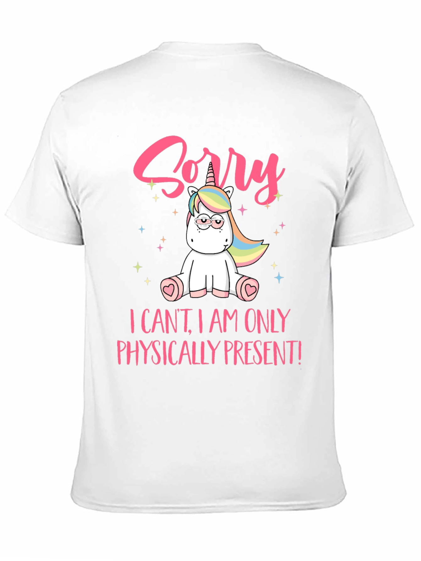 Black Unicorn 'Sorry' Graphic T-Shirt view 11