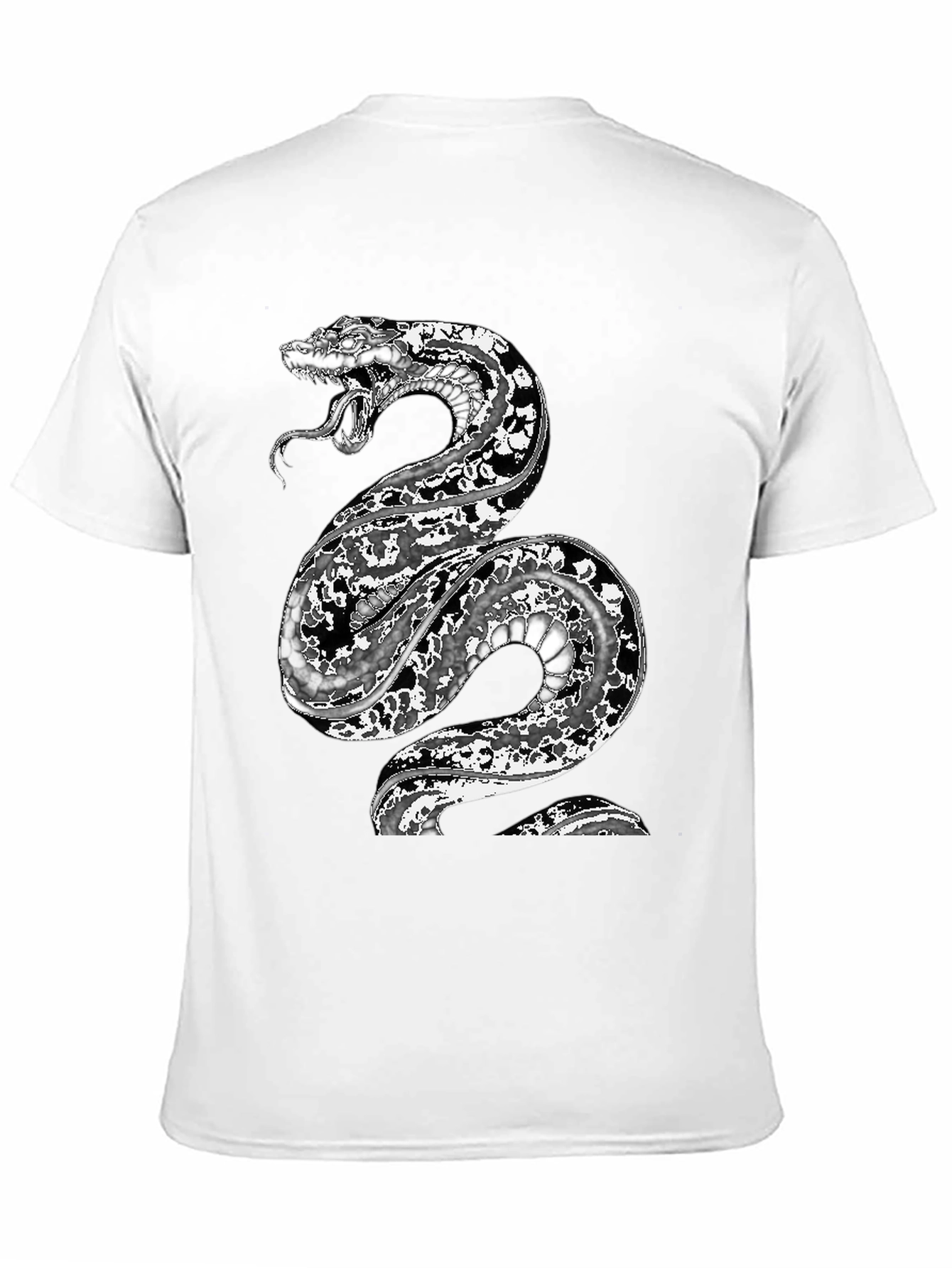 Black Snake Graphic Black T-Shirt view 11