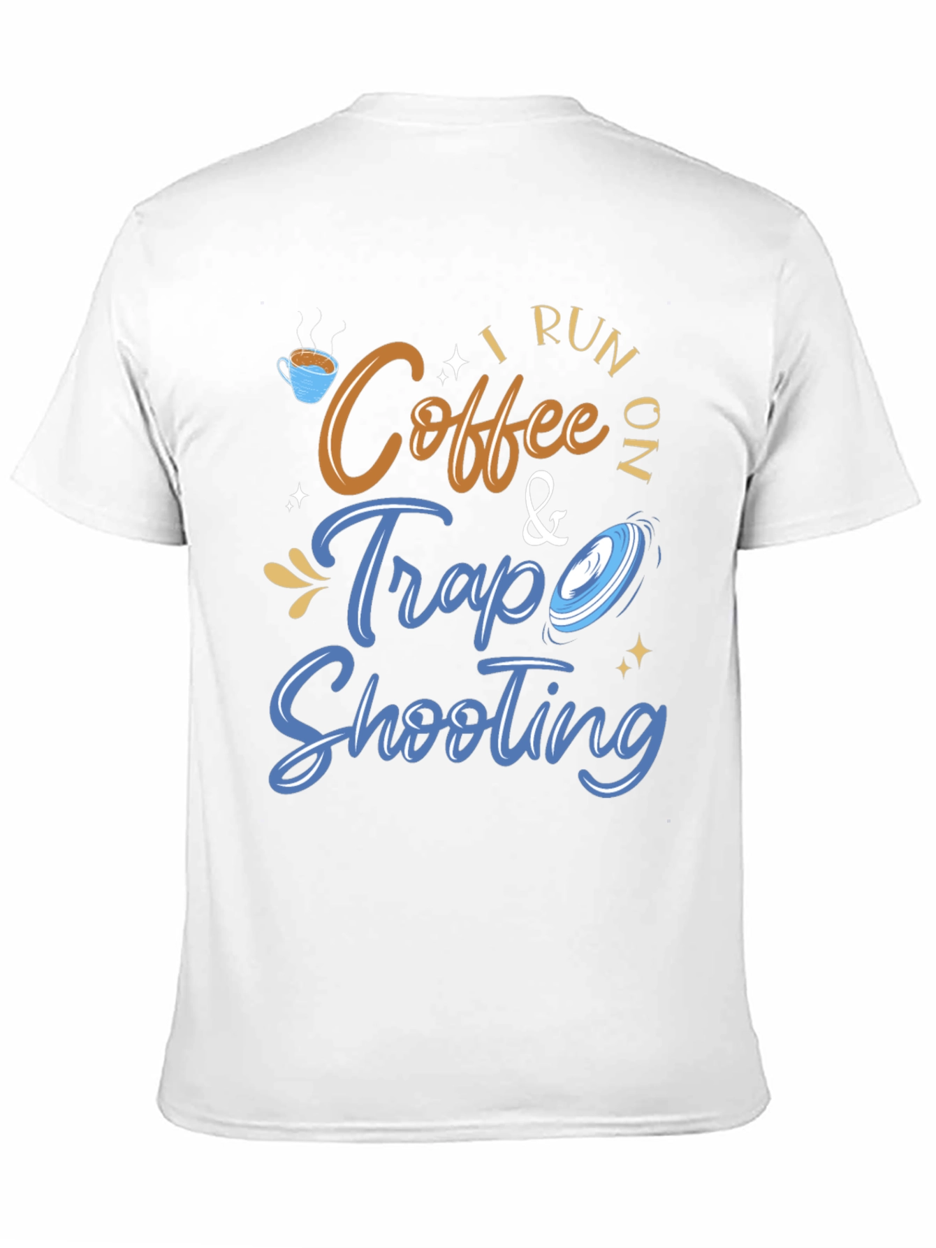 Black Coffee & Trap Shooting Graphic Tee view 11