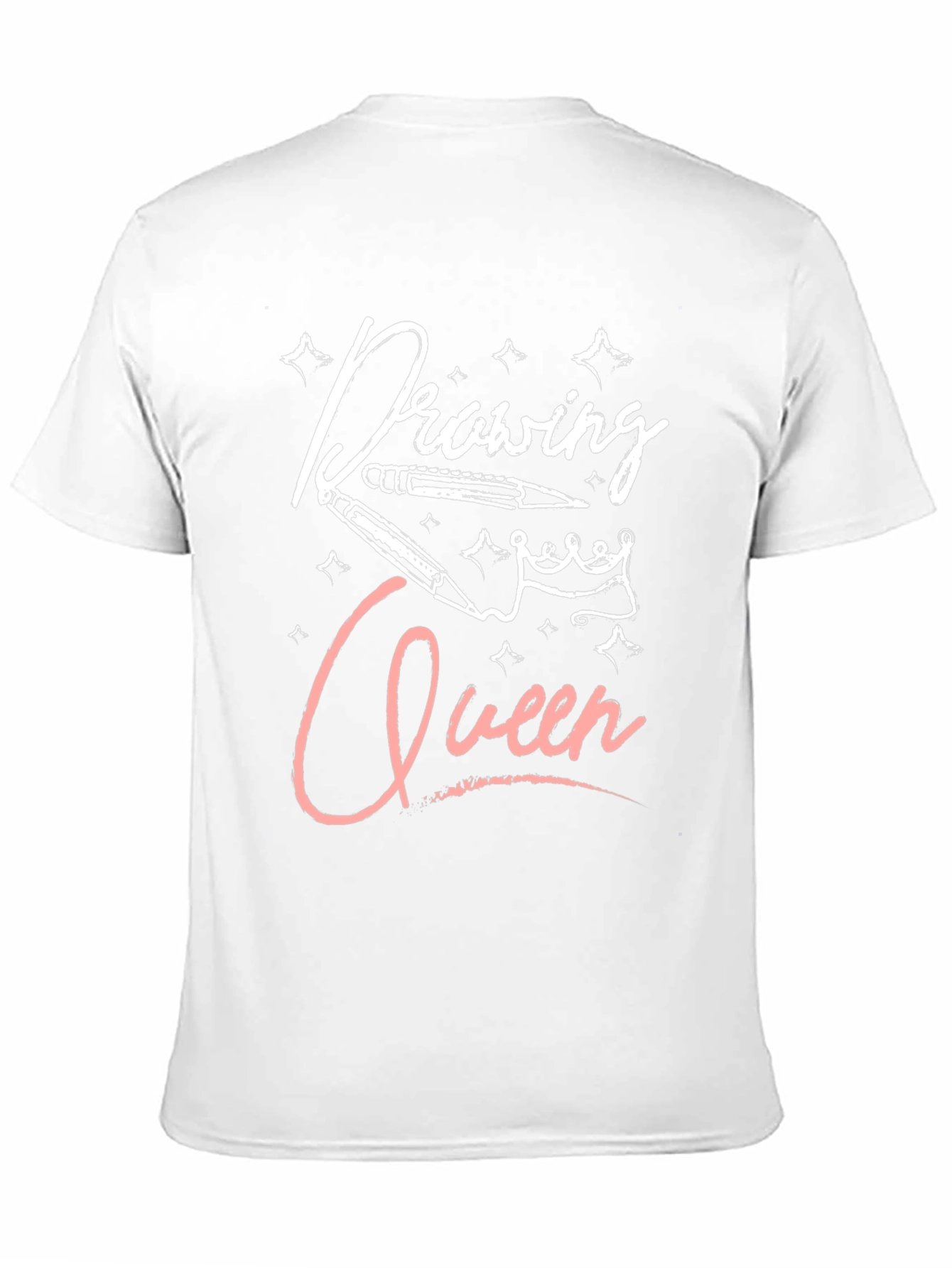 Black Drawing Queen Black T-Shirt view 11