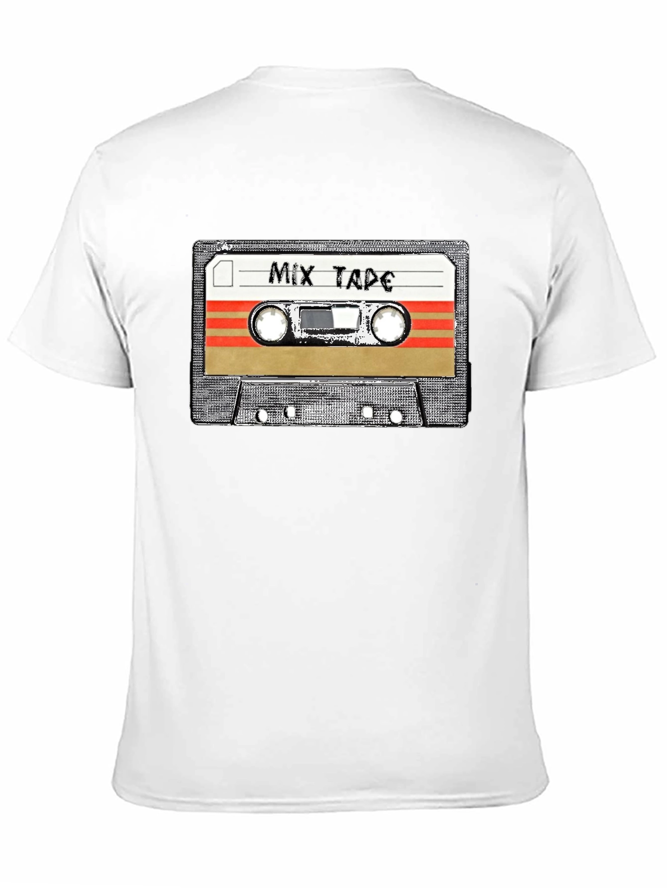 Black Retro Mixtape Graphic T-Shirt view 11