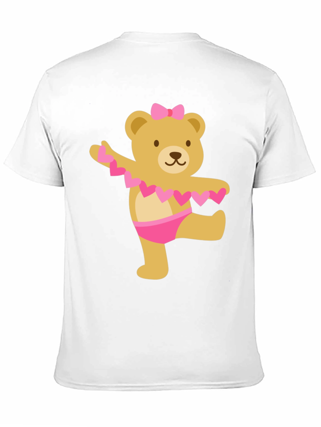 Black Cute Bear Ballet Dancer Black T-Shirt view 11