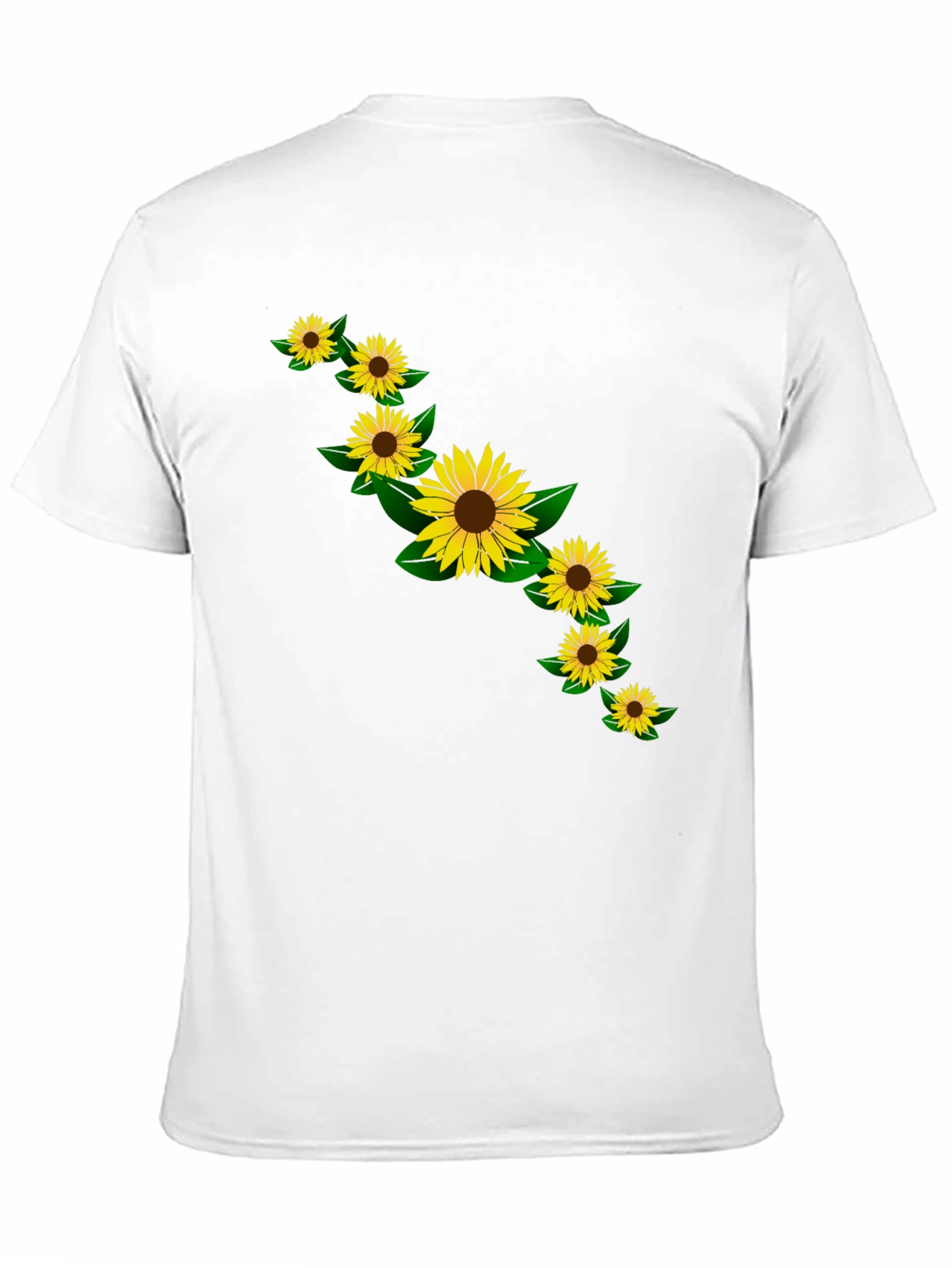Black Sunflower Graphic Black T-Shirt view 11