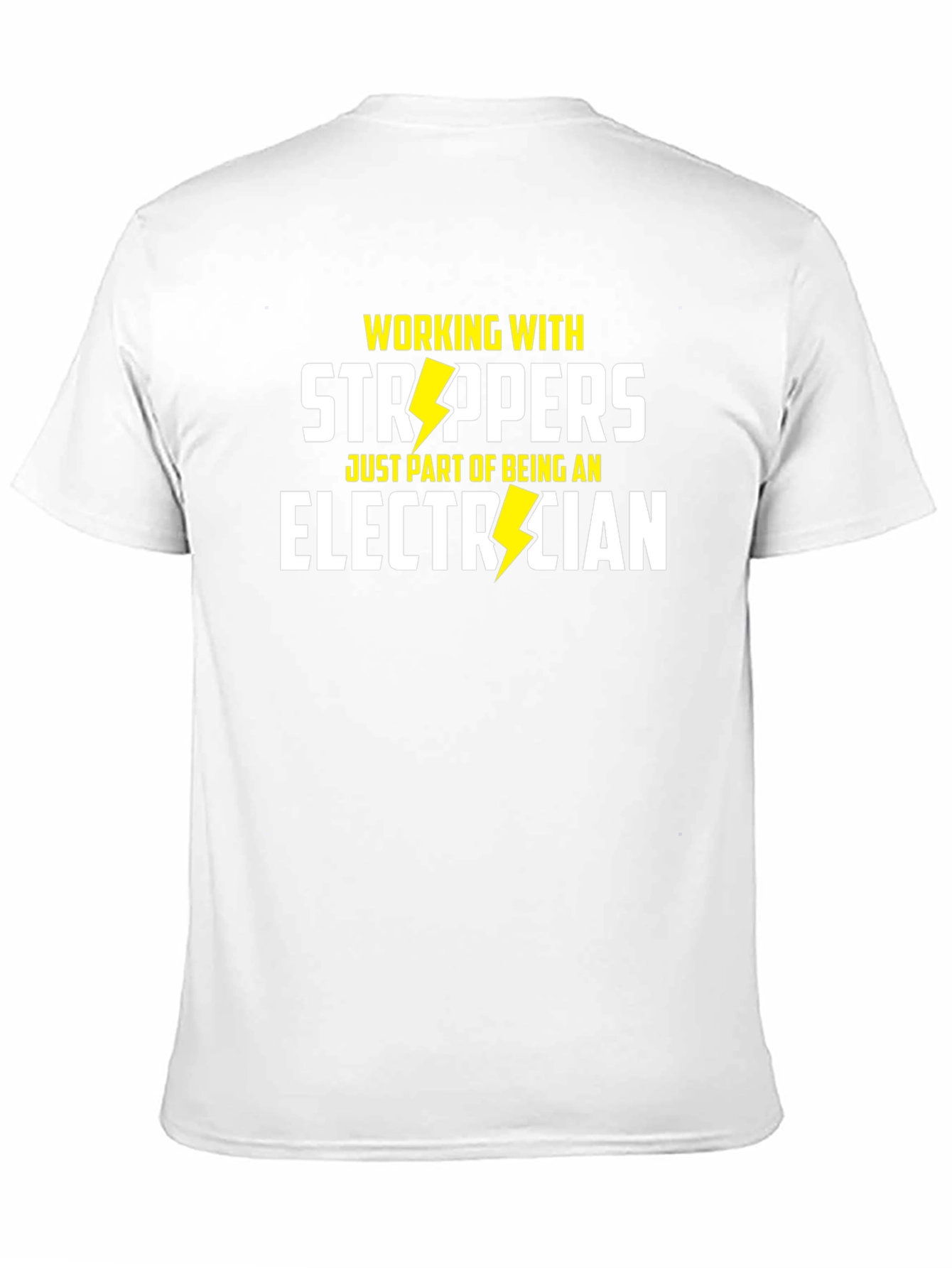 Black Strippers Electrician T-Shirt view 11