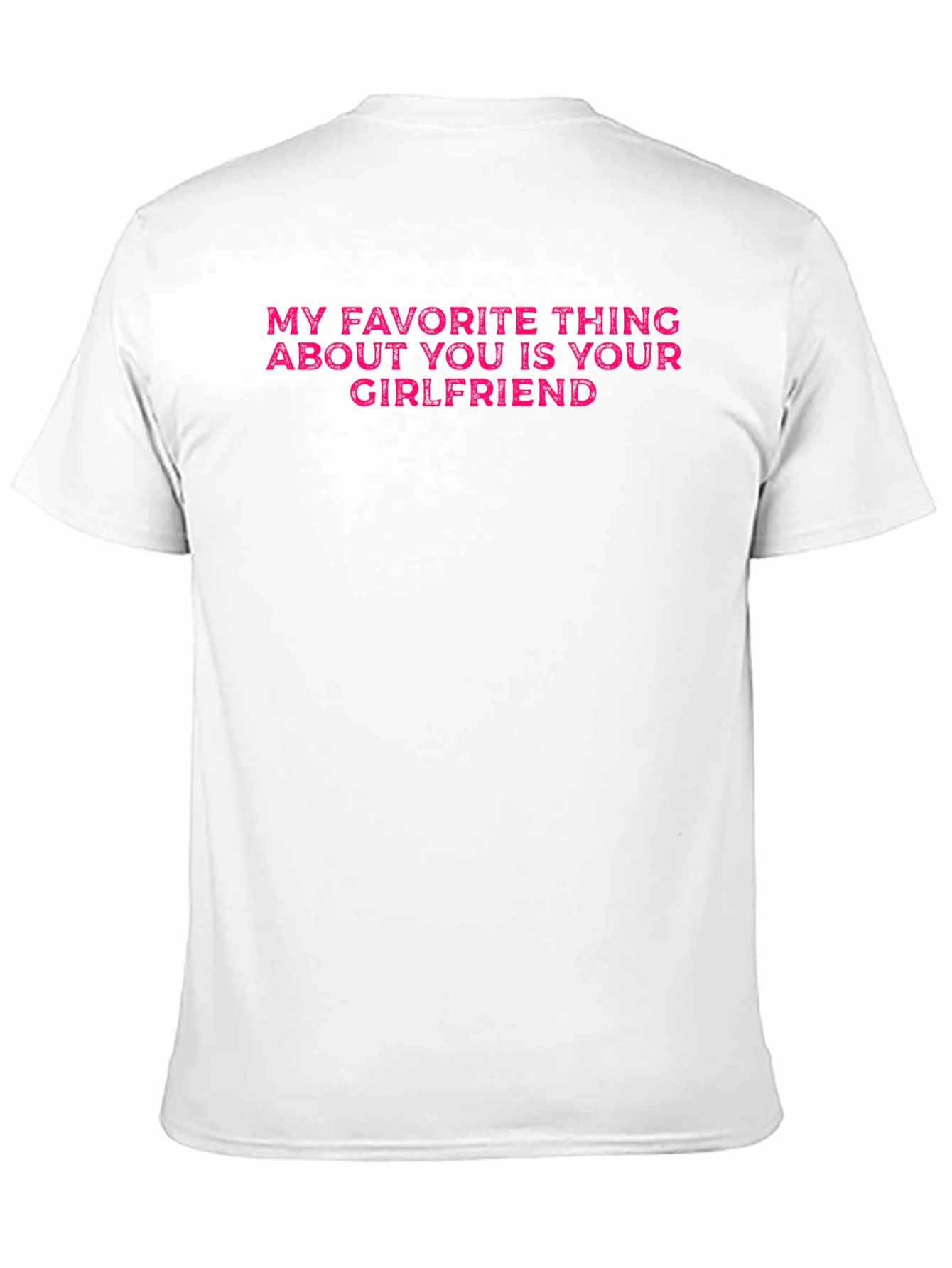 Black Funny Boyfriend Girlfriend Graphic T-Shirt view 11