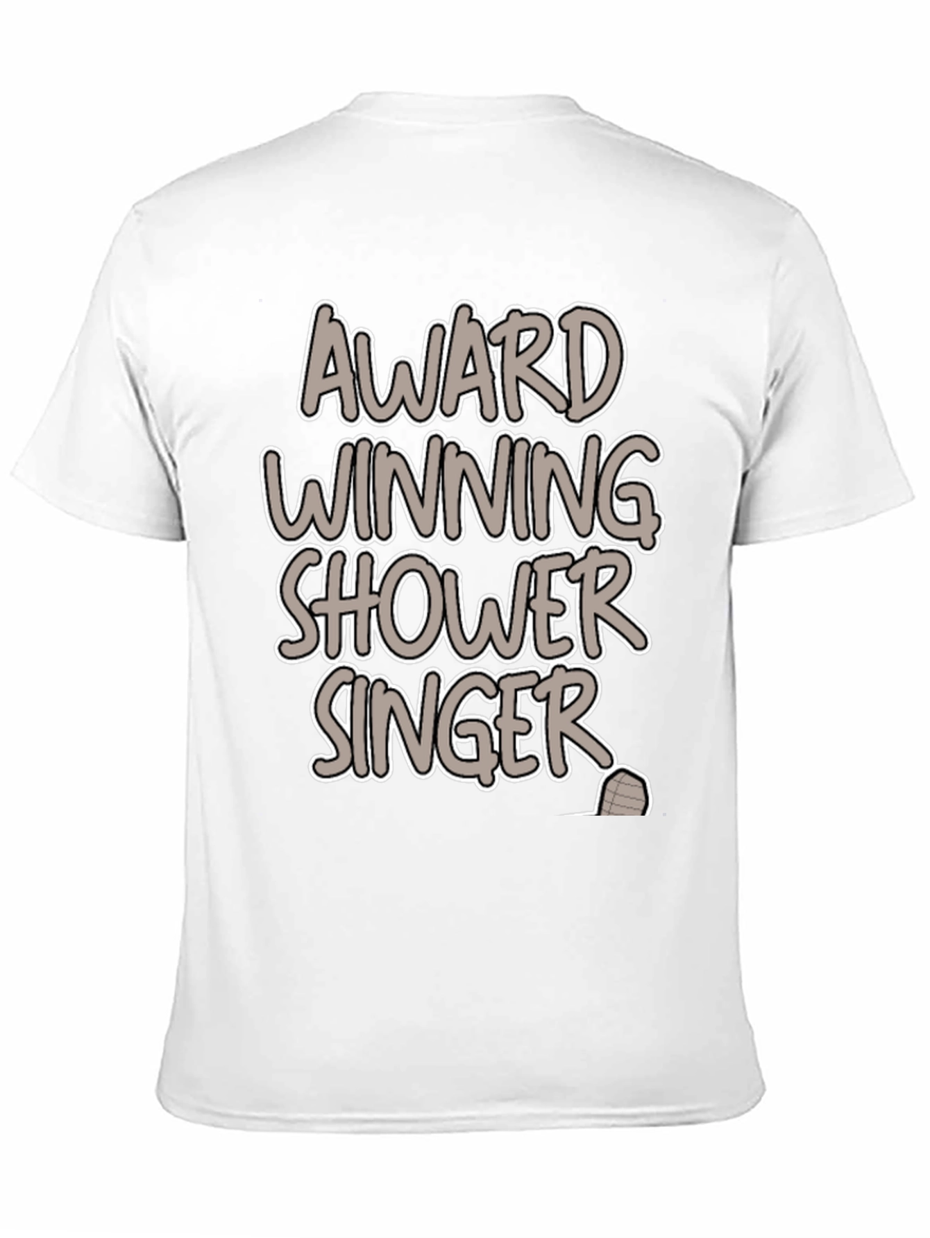 Black Award Winning Shower Singer Graphic Tee view 11