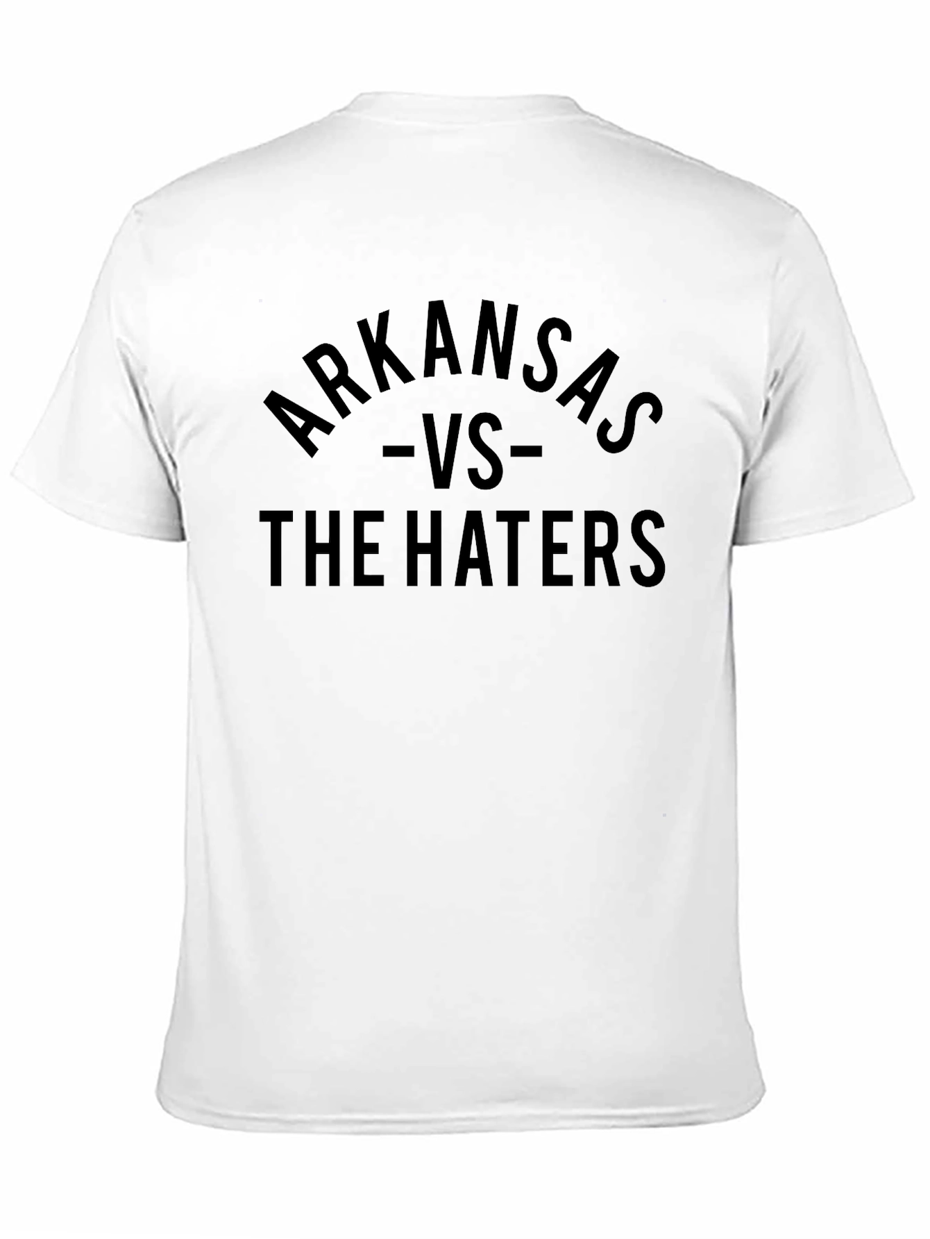 Black Arkansas vs The Haters Graphic Tee - Black view 11