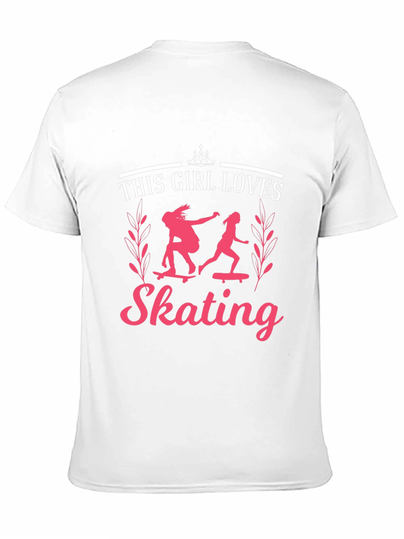 Black Girl Loves Skating Tee - Cool Skater T-Shirt view 11