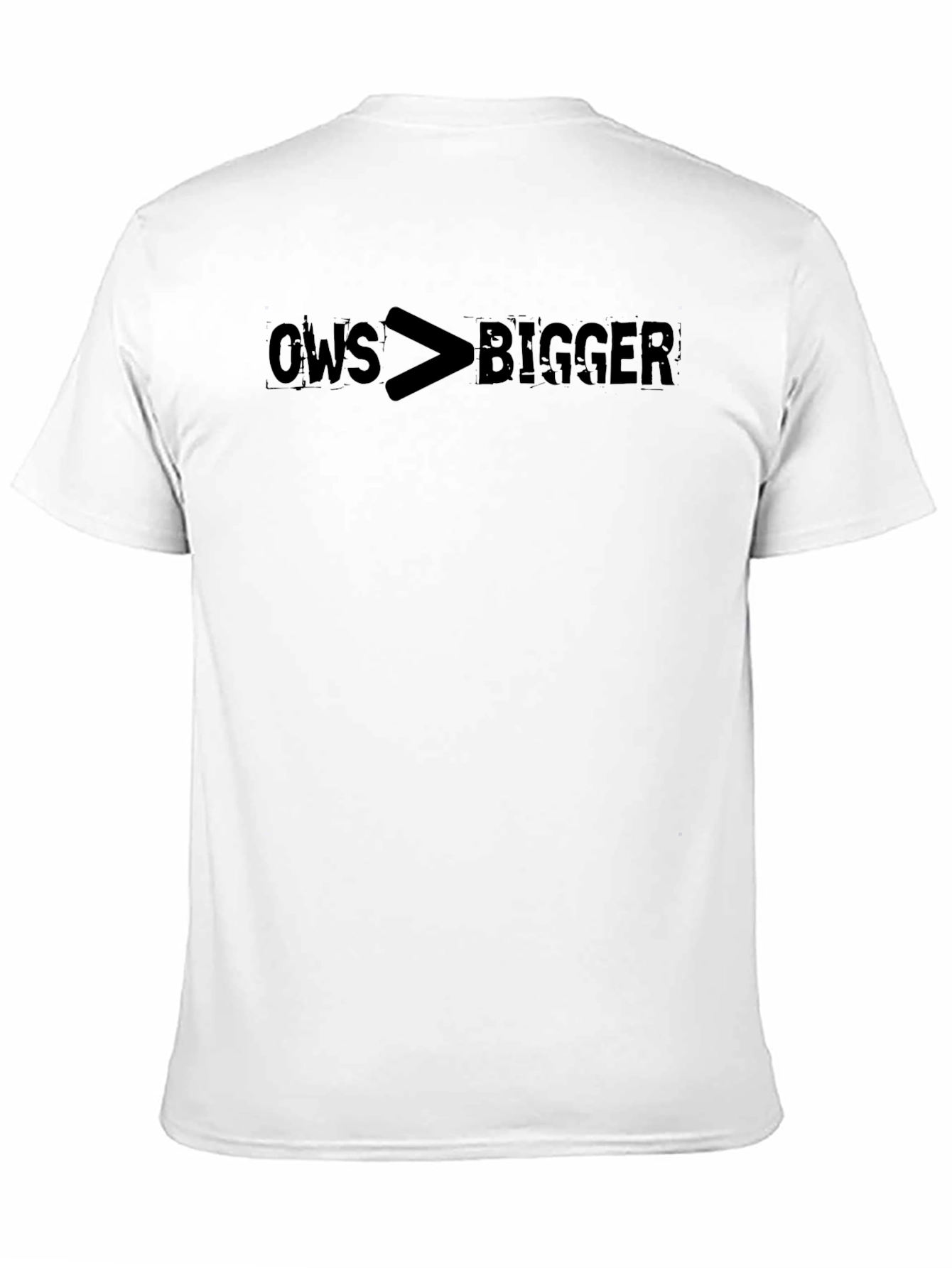 Black OWS > Bigger Graphic Tee - Soft Cotton Blend view 11
