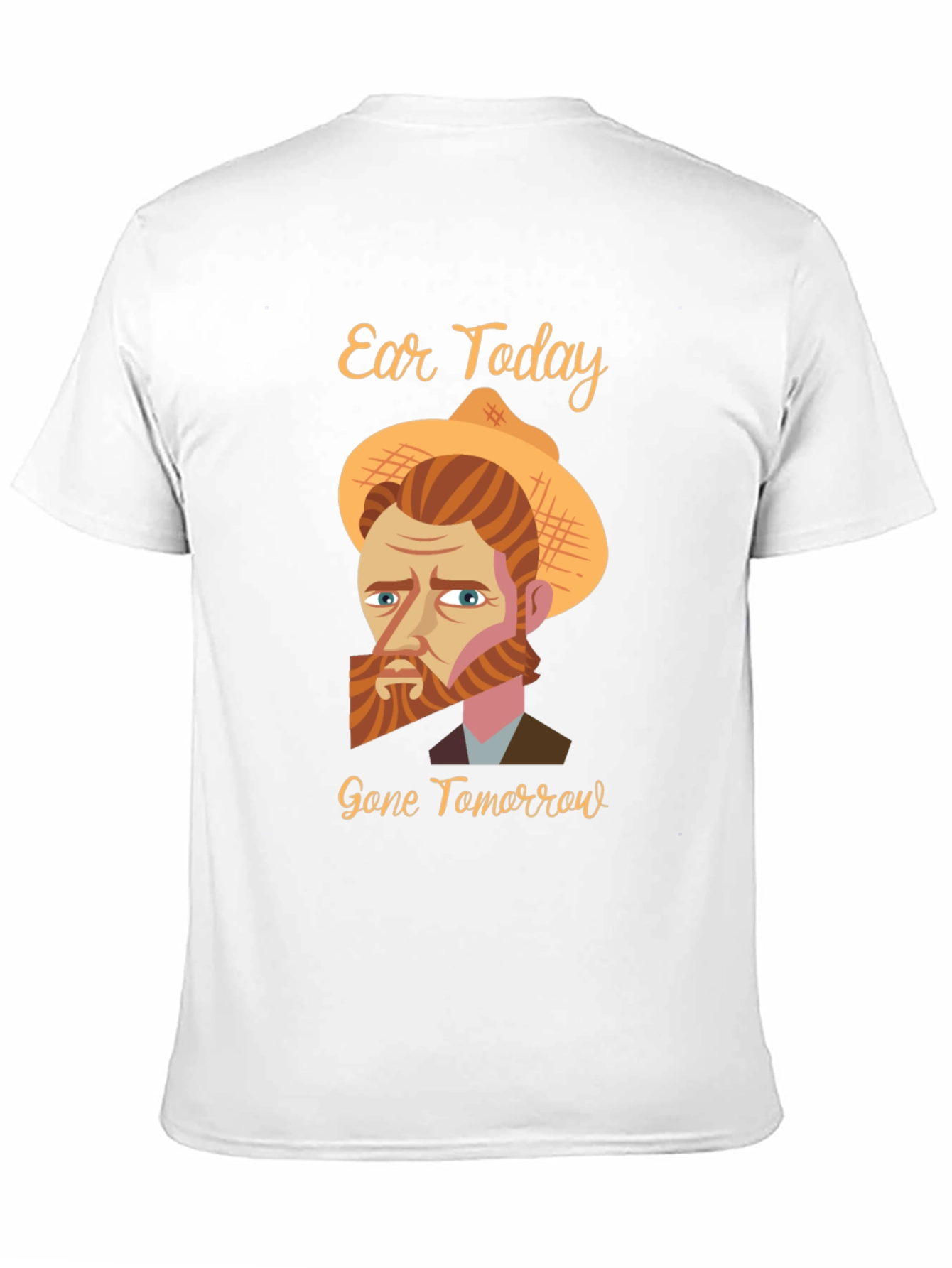 Black Ear Today Gone Tomorrow T-Shirt - Van Gogh Funny Tee view 11