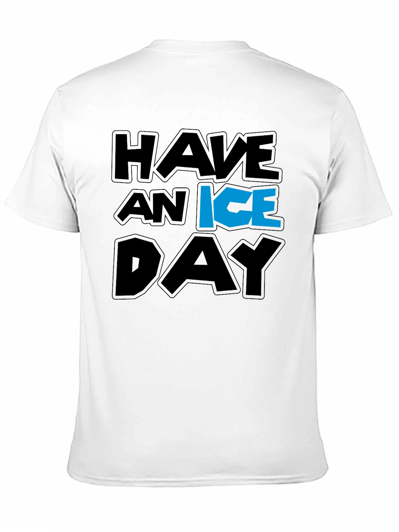 Black Have an Ice Day Graphic T-Shirt view 11