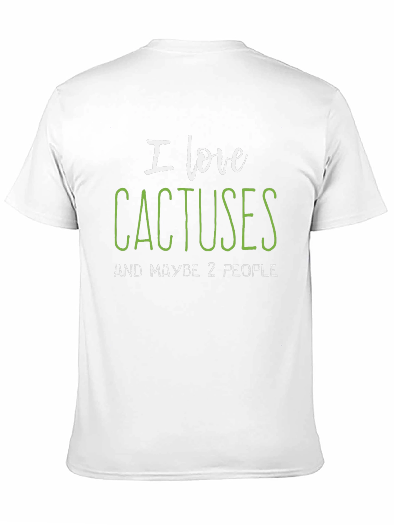 Black I Love Cactuses Graphic Tee - Black view 11