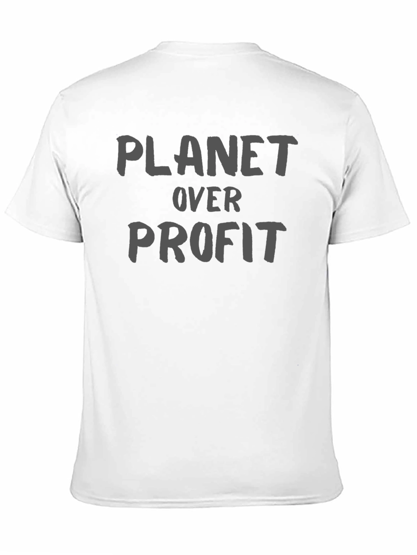 Black Planet Over Profit Graphic Tee - Eco Conscious Design view 11