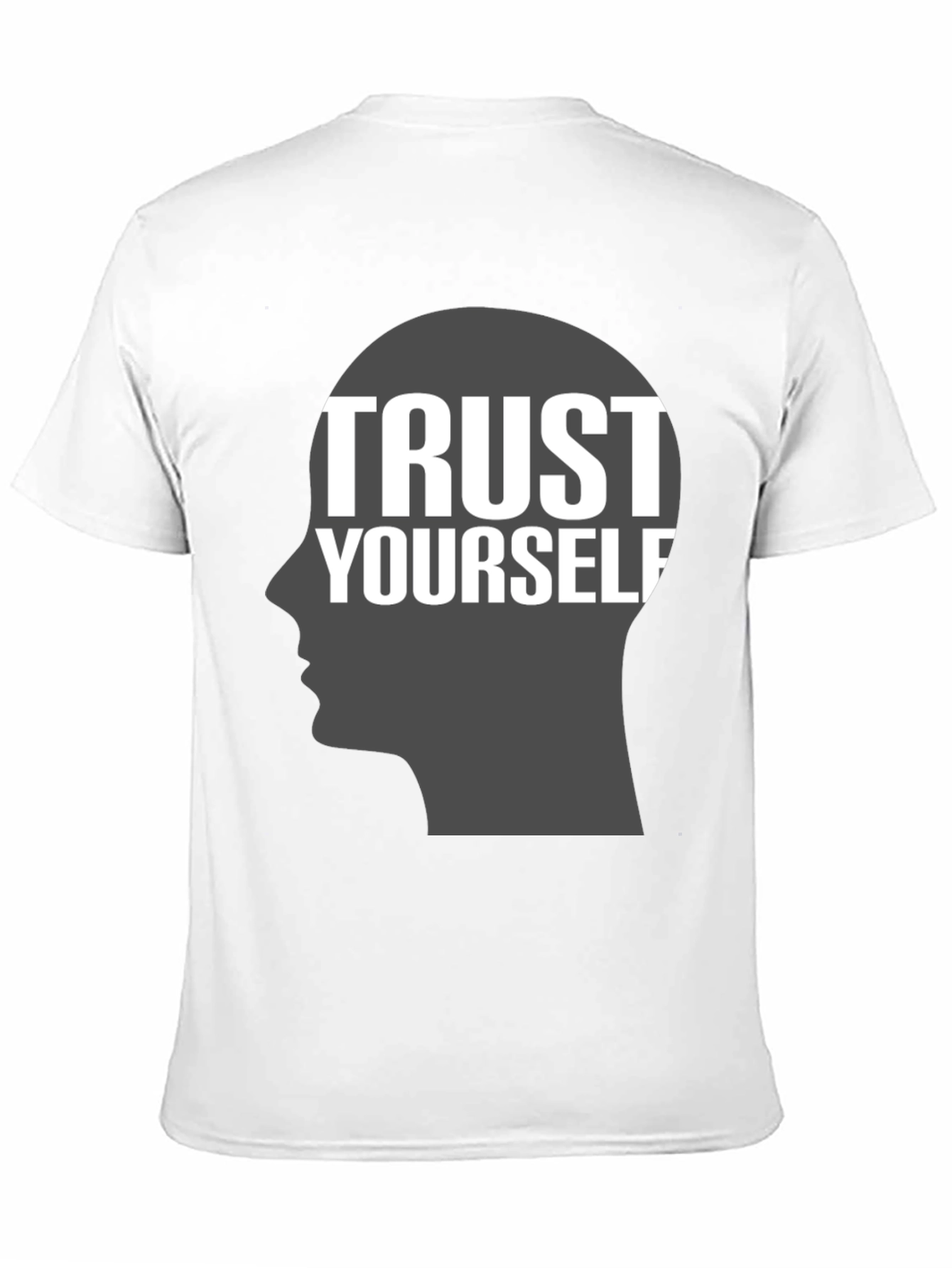 Black Trust Yourself Graphic T-Shirt - Motivational Tee view 11