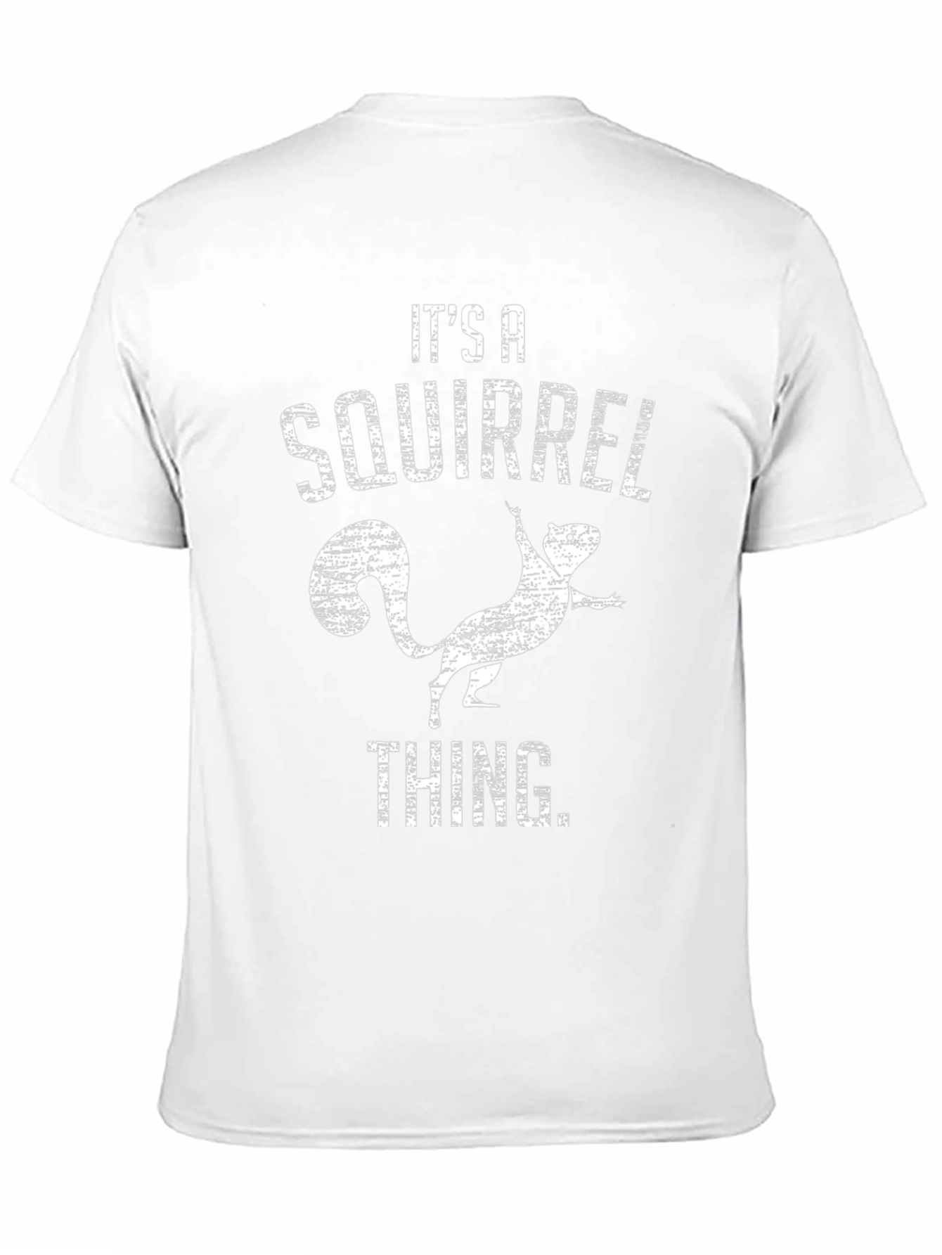 Black It's a Squirrel Thing T-Shirt - Funny Graphic Tee view 11